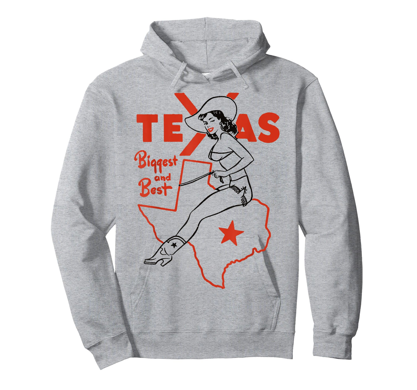 Vintage Rodeo Texas Pride Boots & Bikini Pin-Up Cowgirl T-Shirt