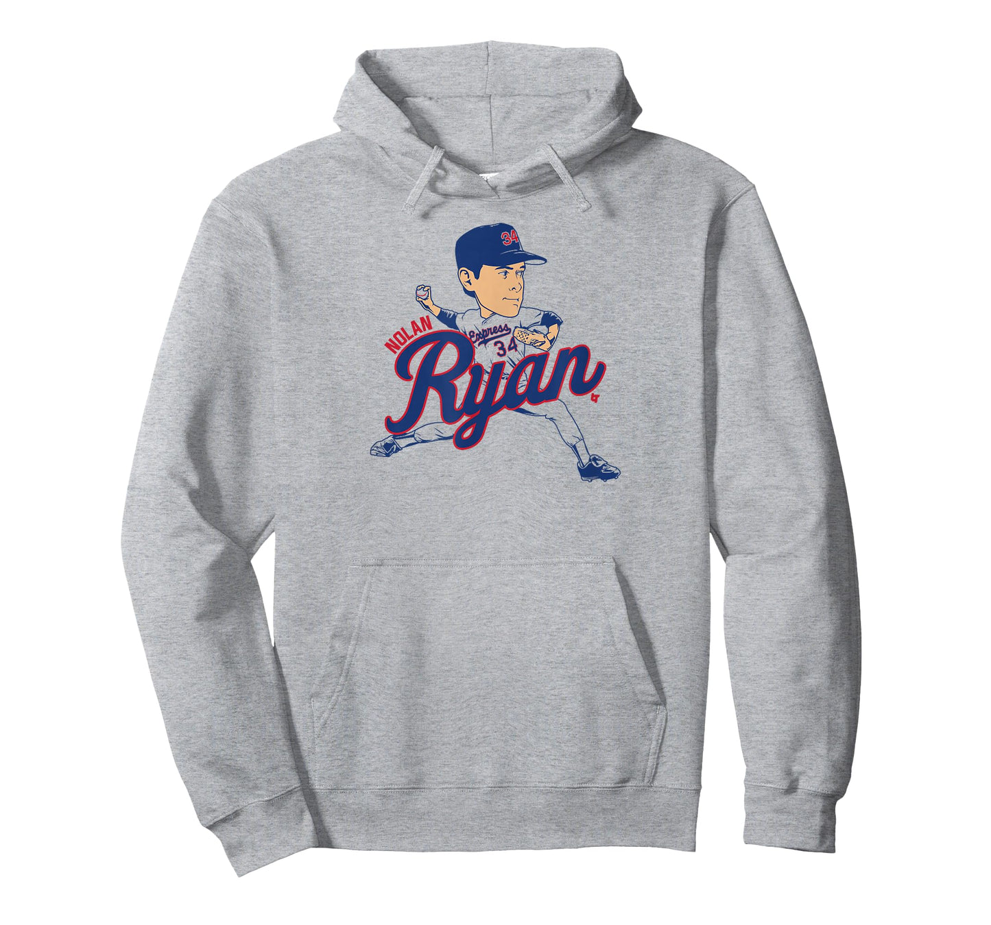 Nolan Ryan - Caricature - Texas Baseball T-Shirt