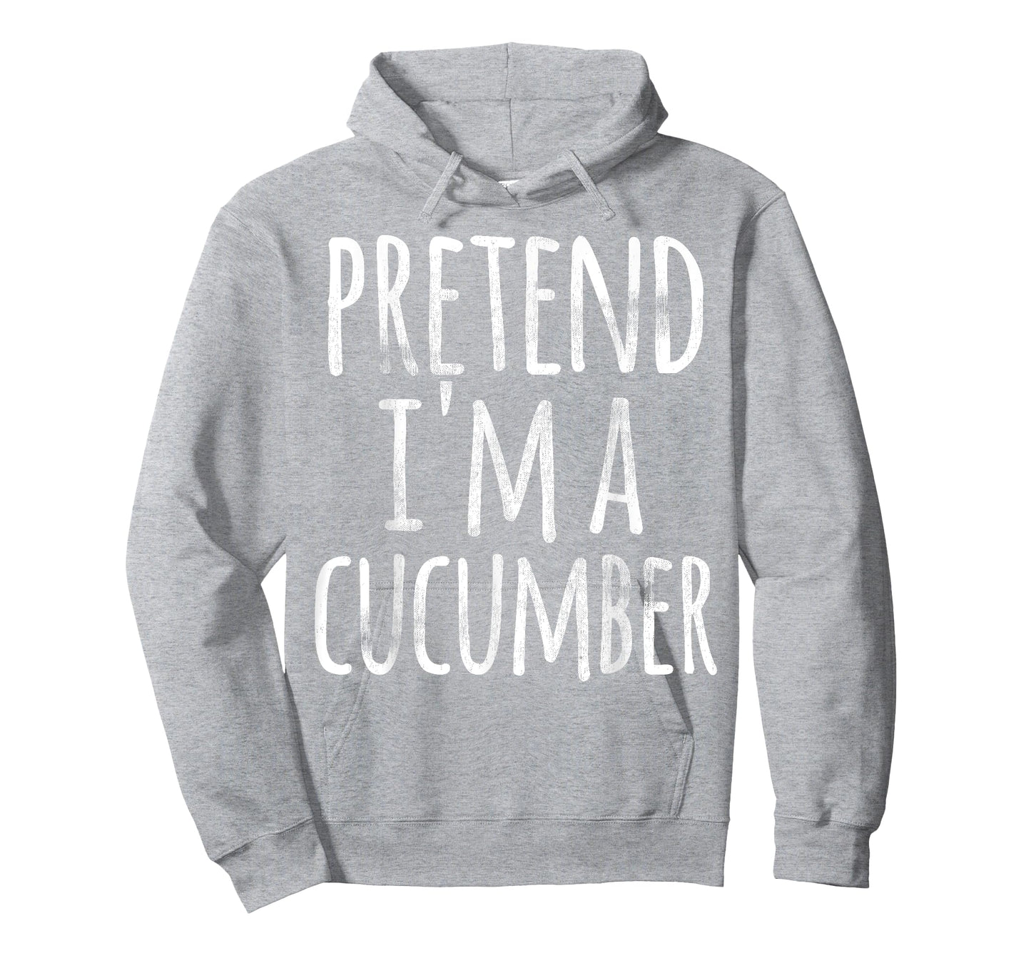 Funny Lazy Halloween T Shirt PRETEND I'M A CUCUMBER Costume T-Shirt