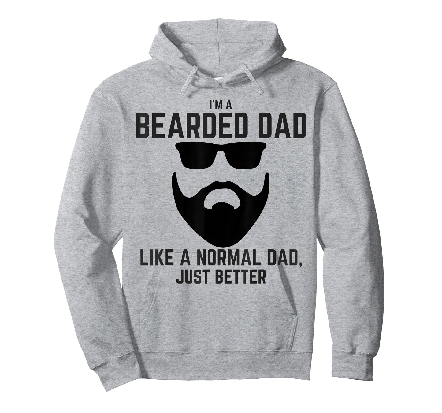Bearded Dad Mens Beard Humor Funny Superhero T-Shirt
