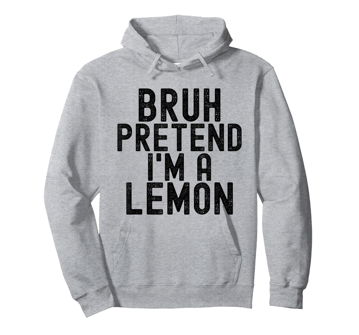 Bruh Pretend I'm A Lemon Funny Halloween Costume Men Women T-Shirt