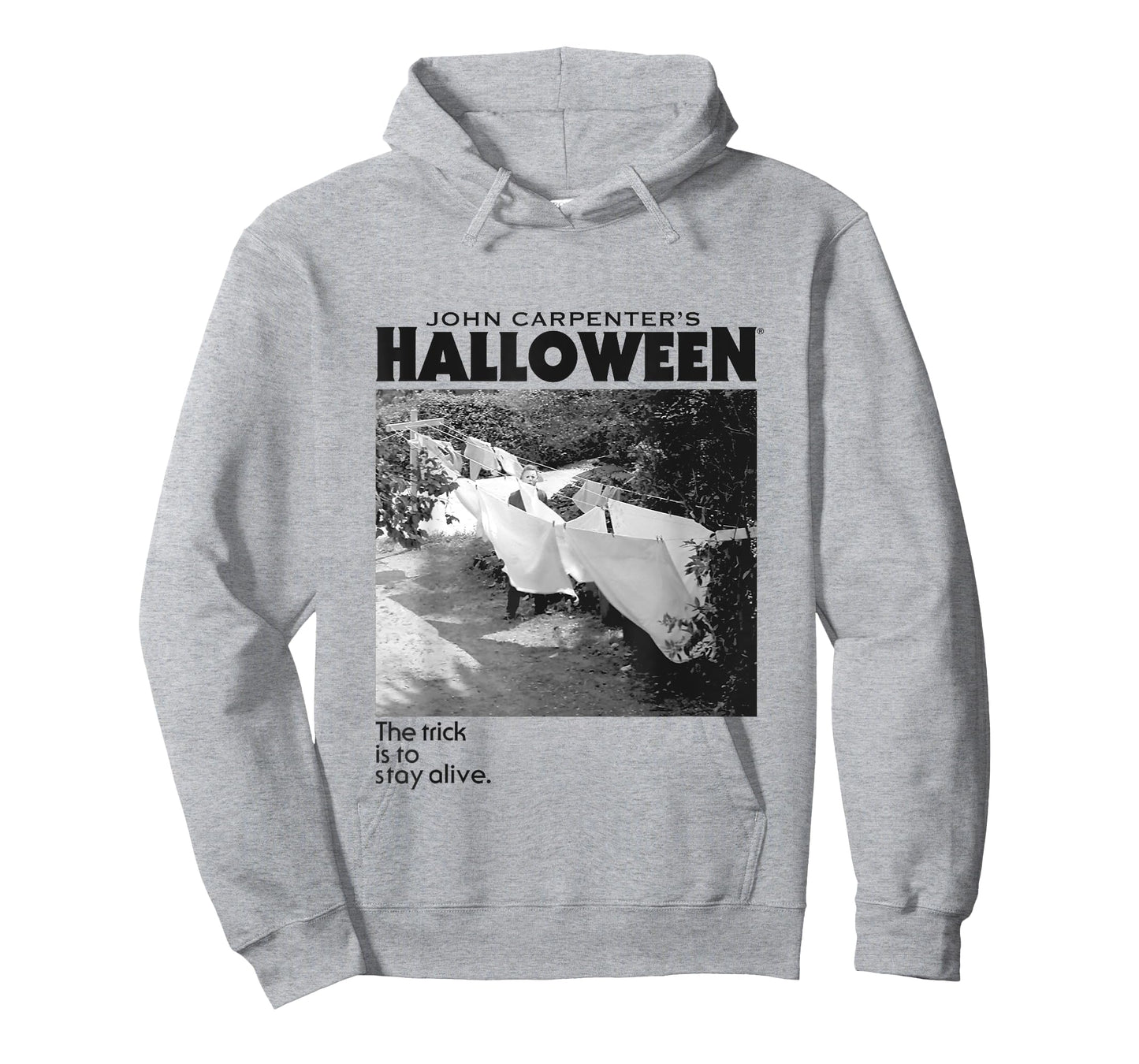 Halloween Michael Myers Standing by Clothes Line T-Shirt