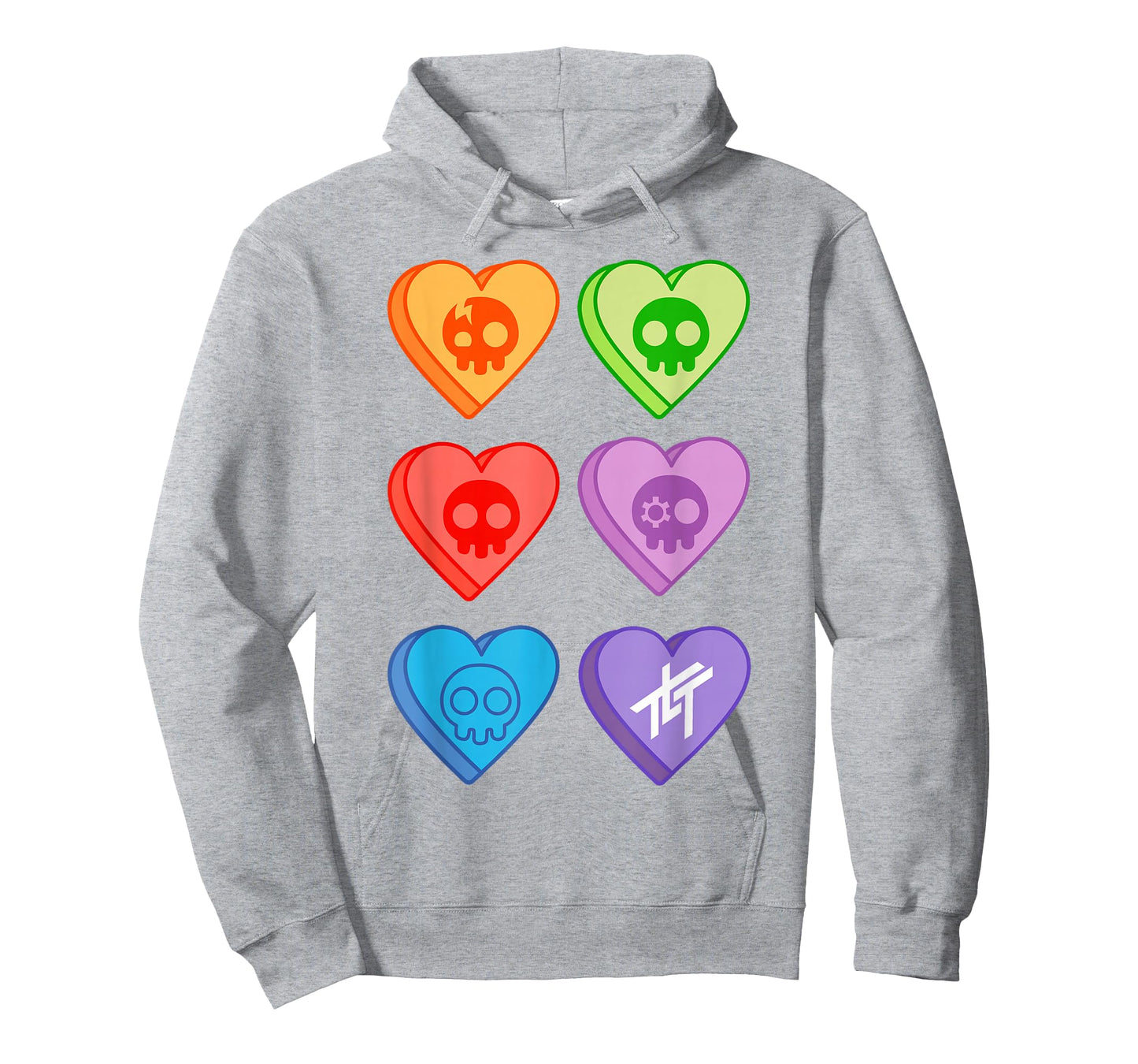 The Living Tombstone – Candy Hearts Pink T-Shirt
