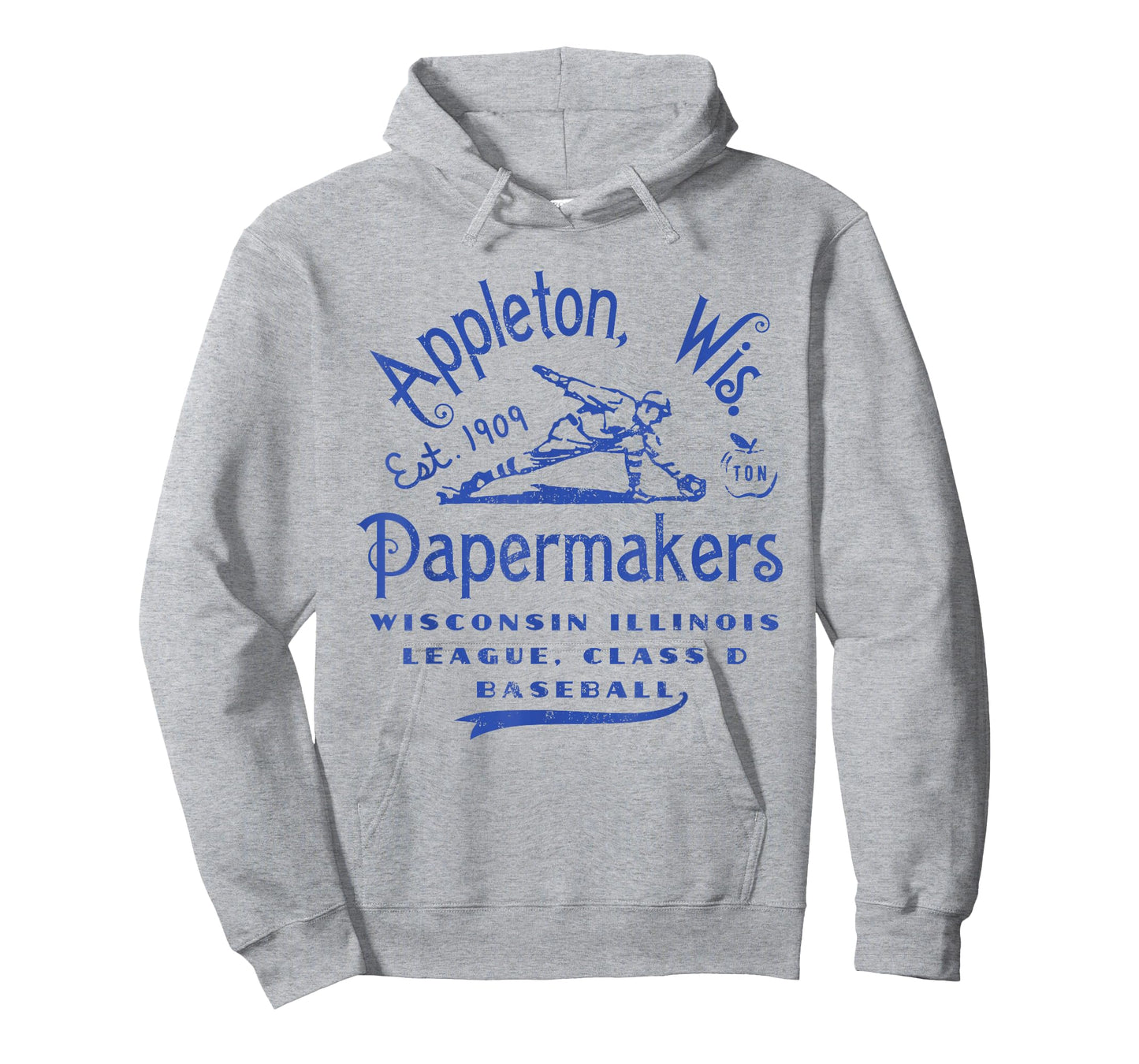 Appleton Papermakers Wisconsin Vintage Defunct Baseball T-Shirt