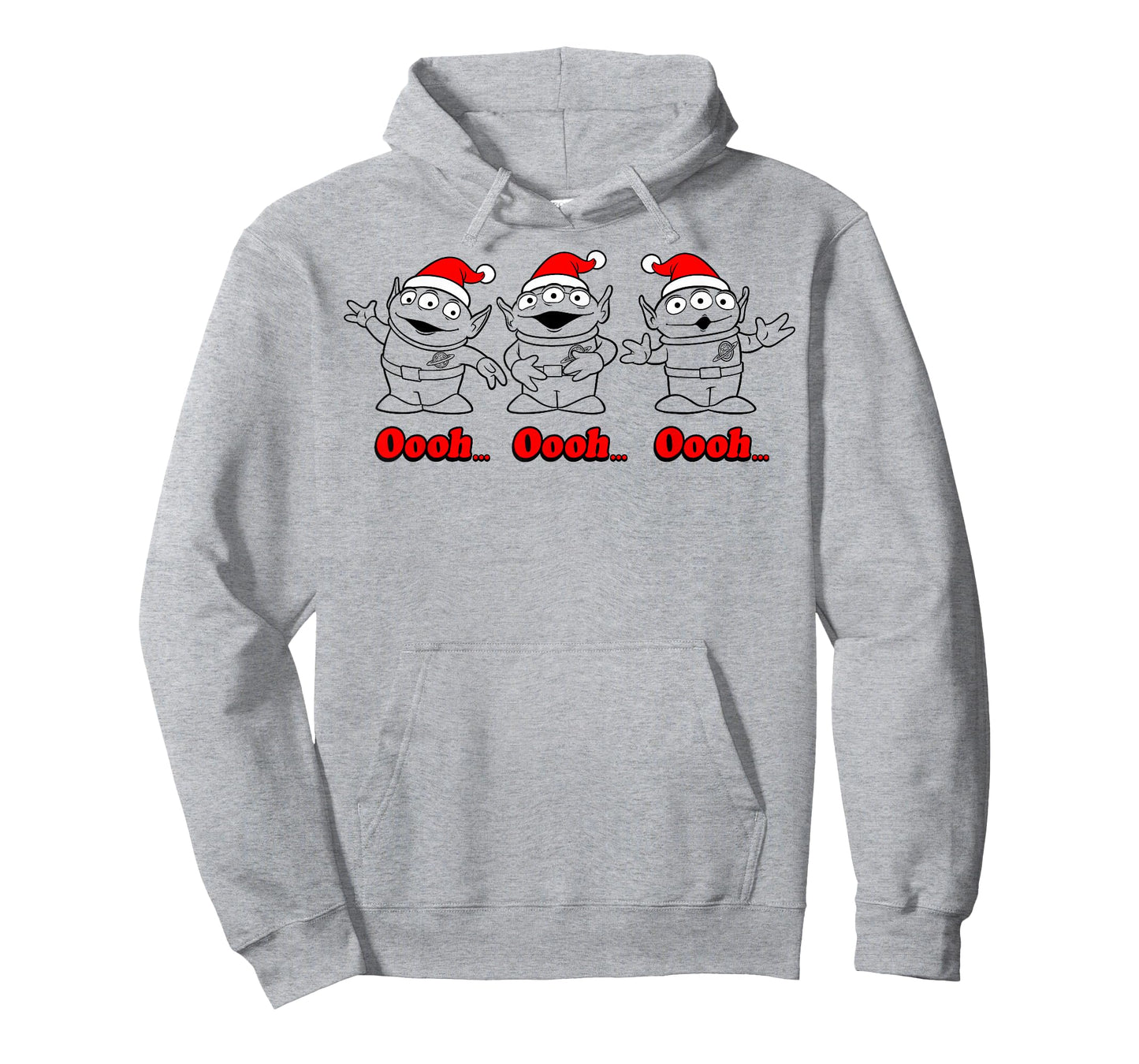 Disney Pixar Toy Story Christmas Aliens Santa Line Art Trio T-Shirt