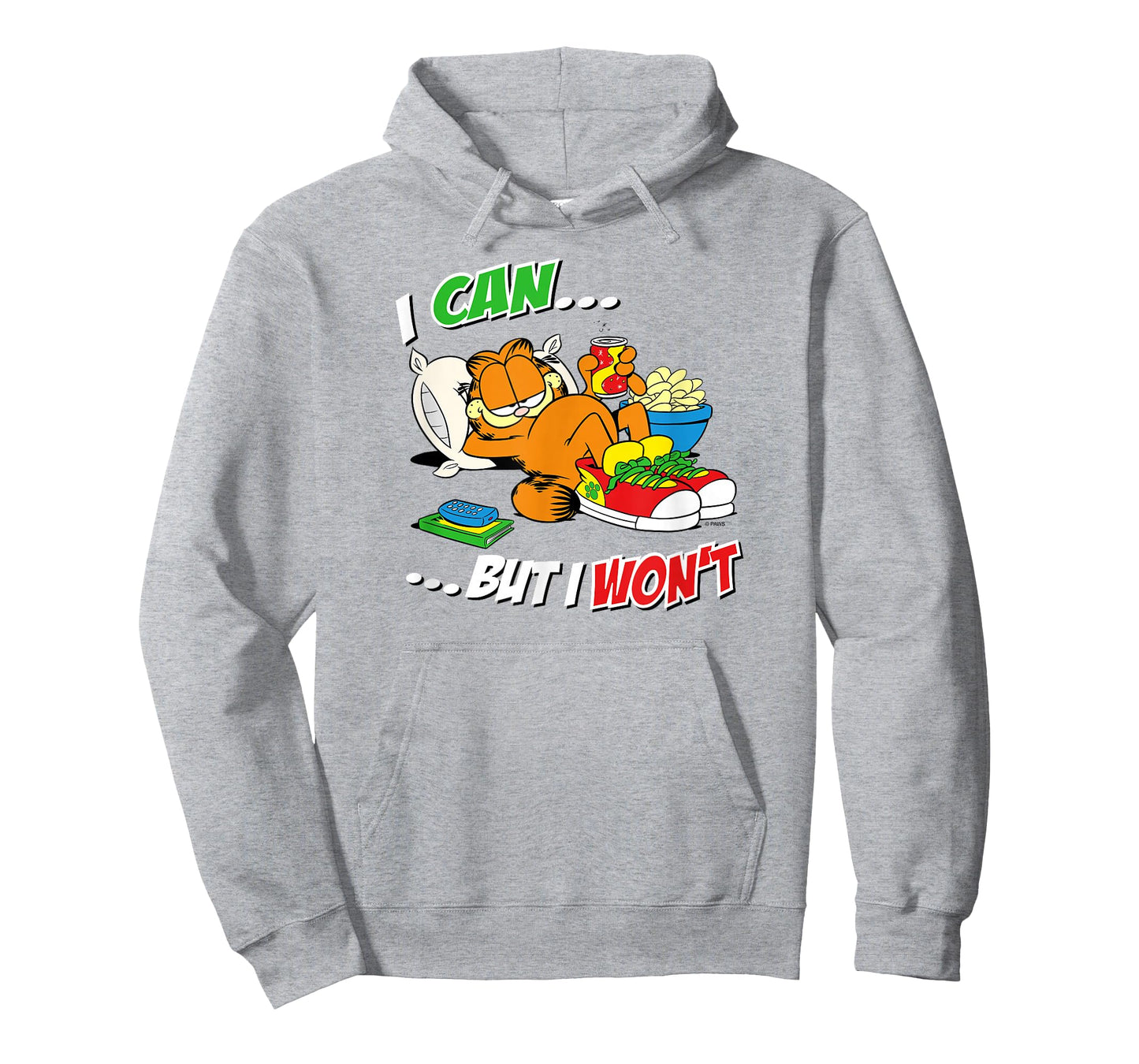 Garfield I Can But I Won't T-Shirt