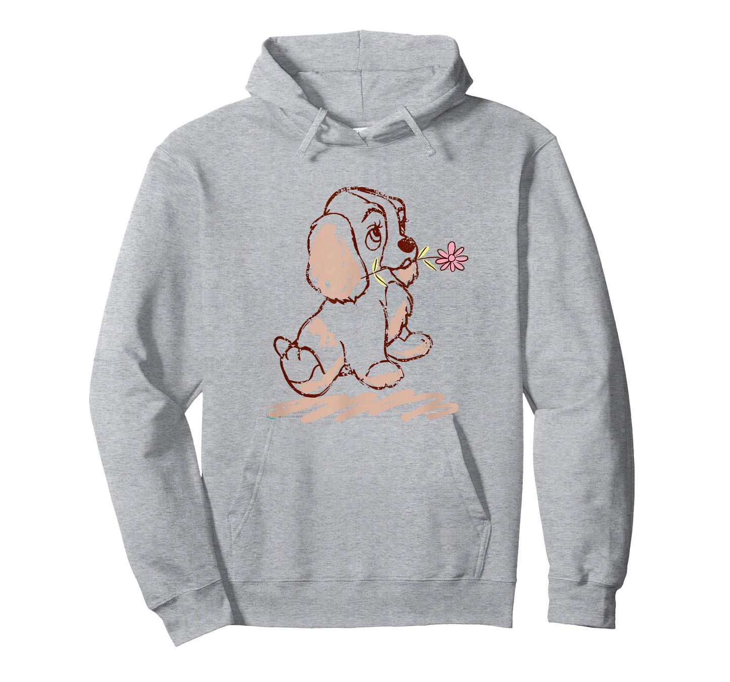 Disney Lady and The Tramp Lady Puppy Sketch T-Shirt