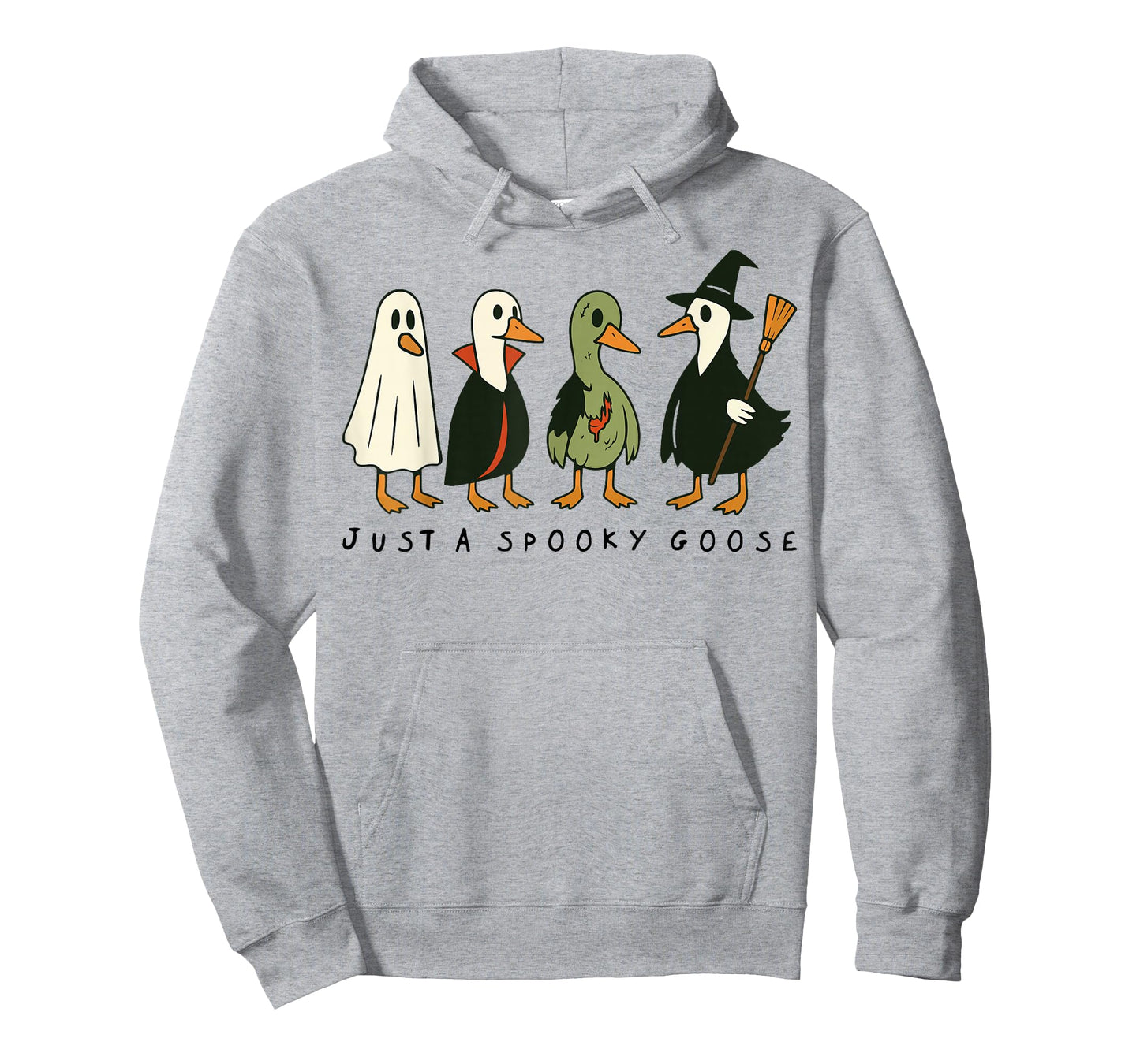 Just A Spooky Goose Halloween Silly Goose Funny Halloween T-Shirt