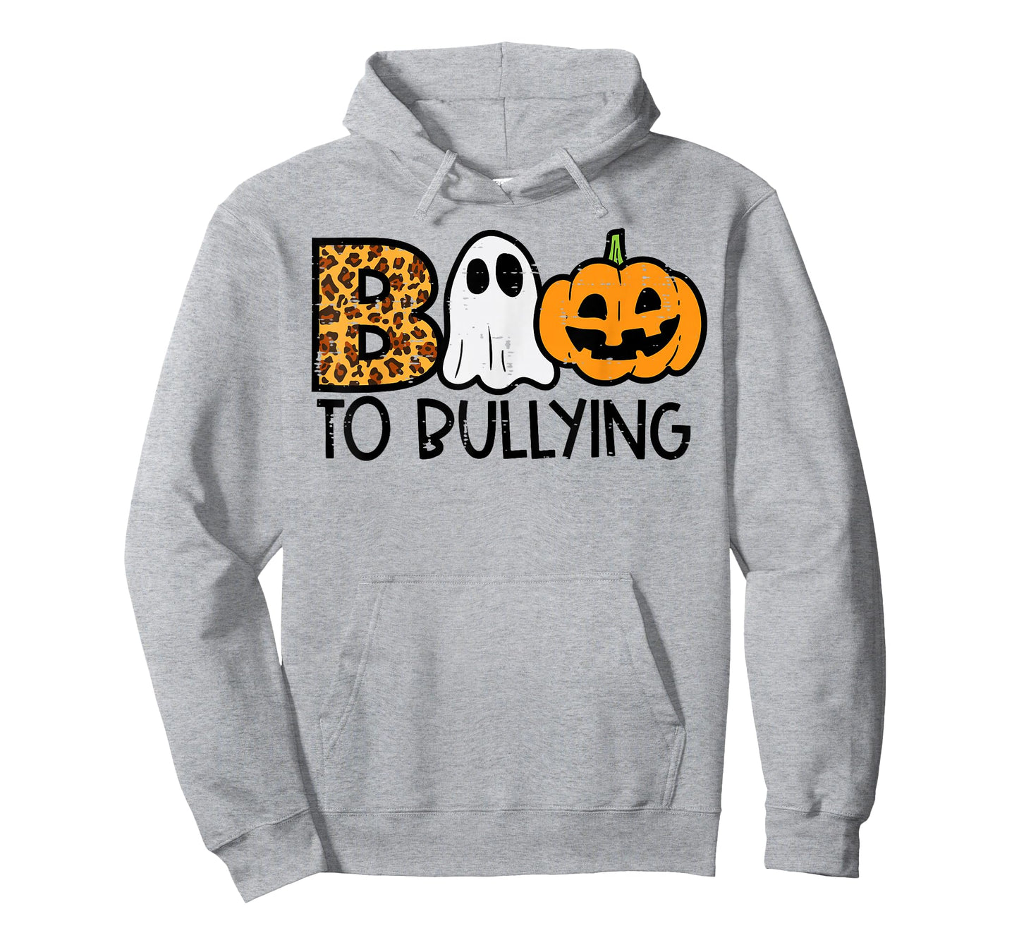 Boo To Bullying Ghost Pumpkin Orange Anti Bully Unity Day T-Shirt