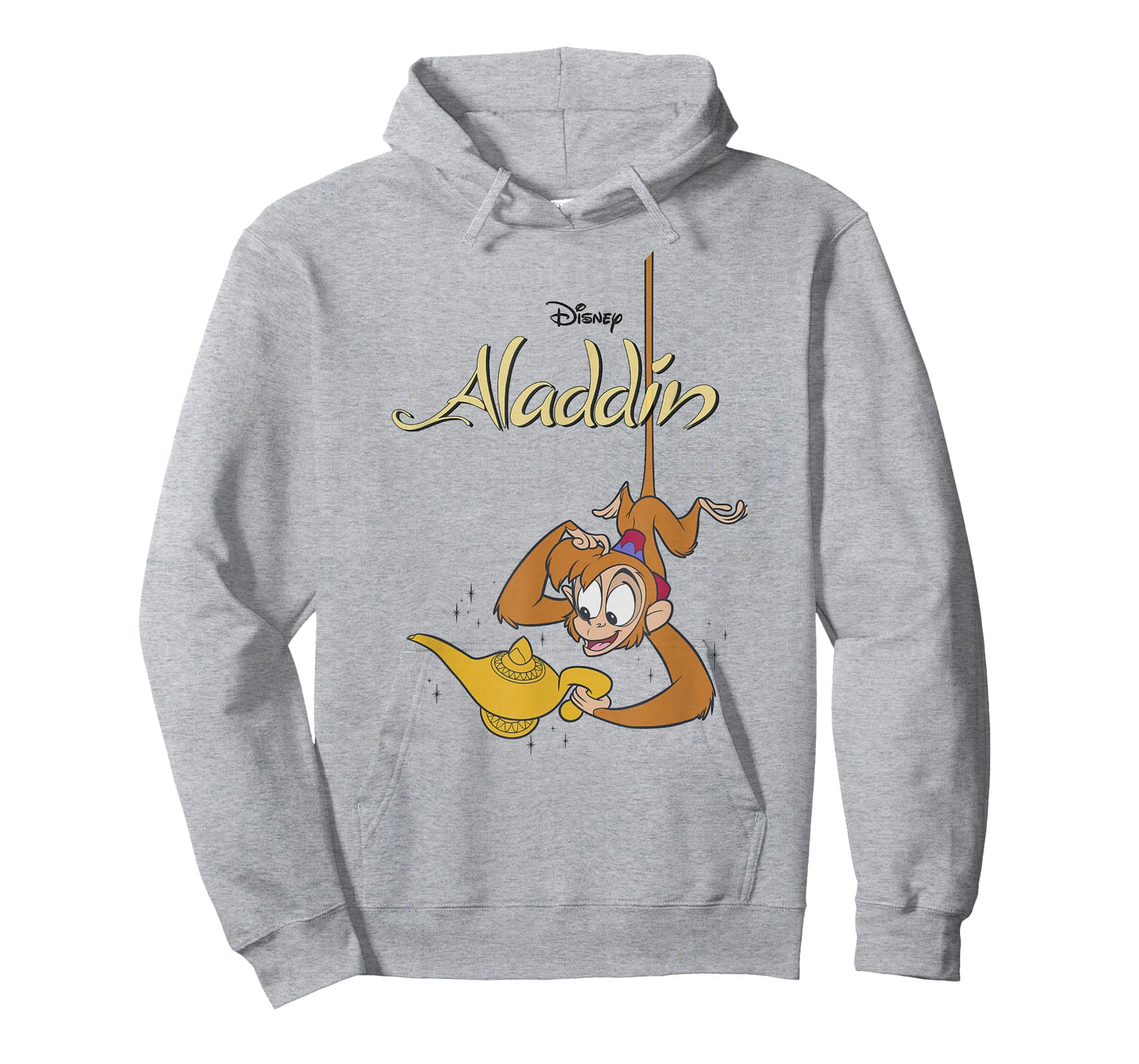Disney Aladdin Magic Lamp & Abu Classic Vintage Movie Poster T-Shirt