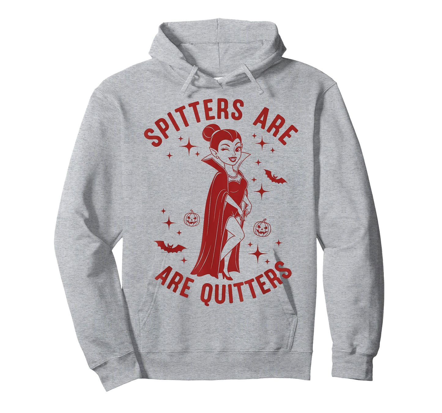 Spitters Are Quitters Witty Vampire Halloween Costume 2025 T-Shirt