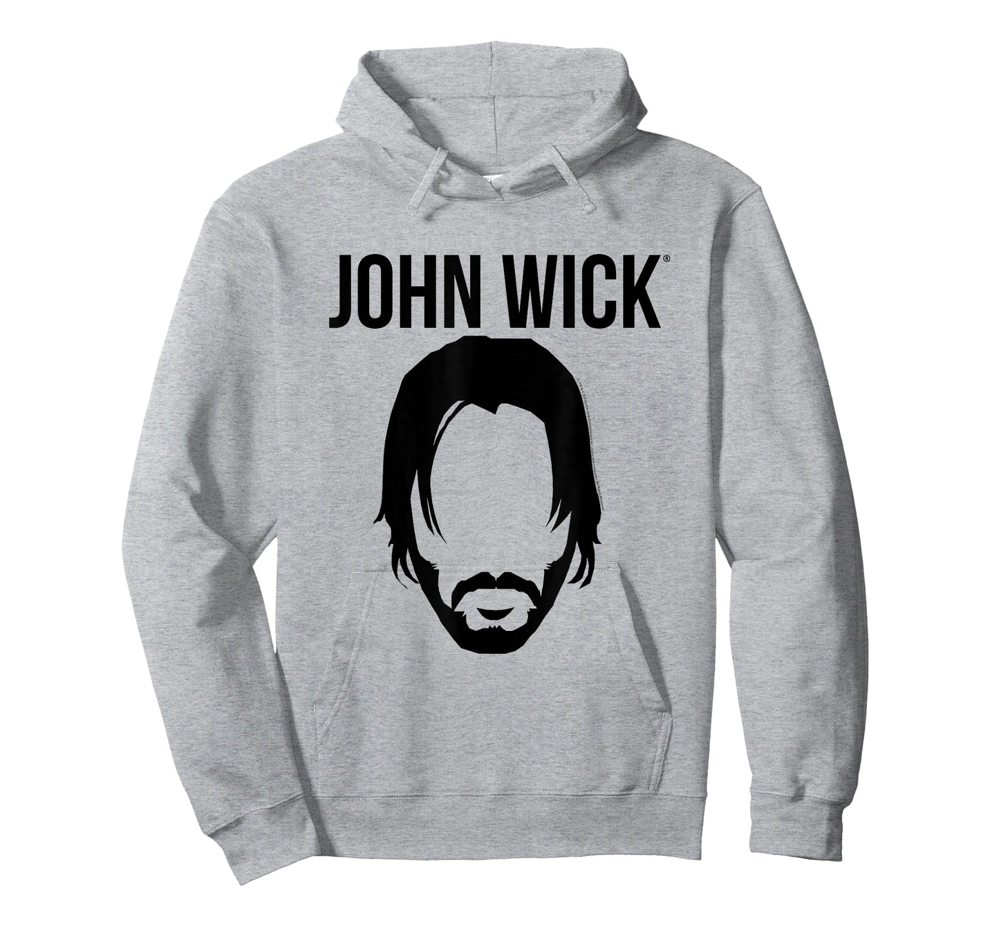 John Wick Silhouette Head & Logo Action Movie T-Shirt