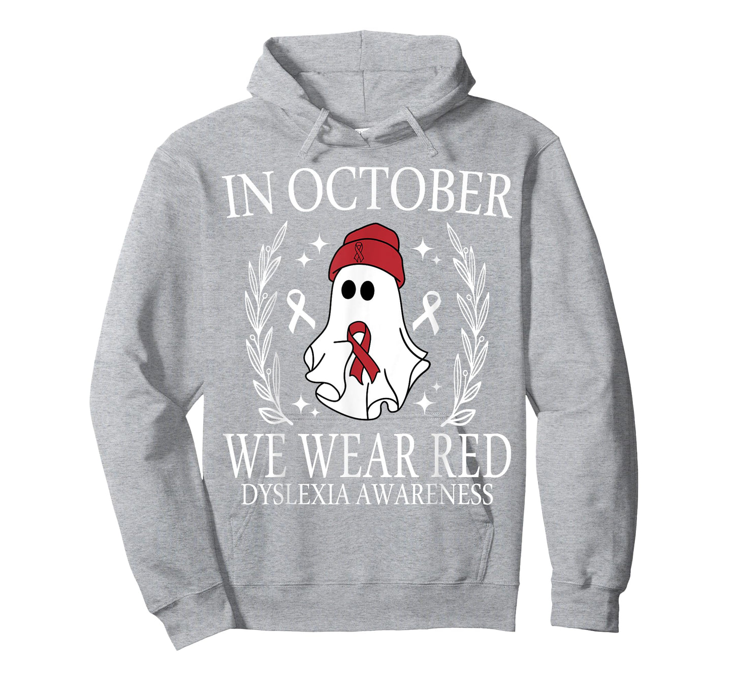 In October We Wear Red Dyslexia Awareness Student Teacher T-Shirt