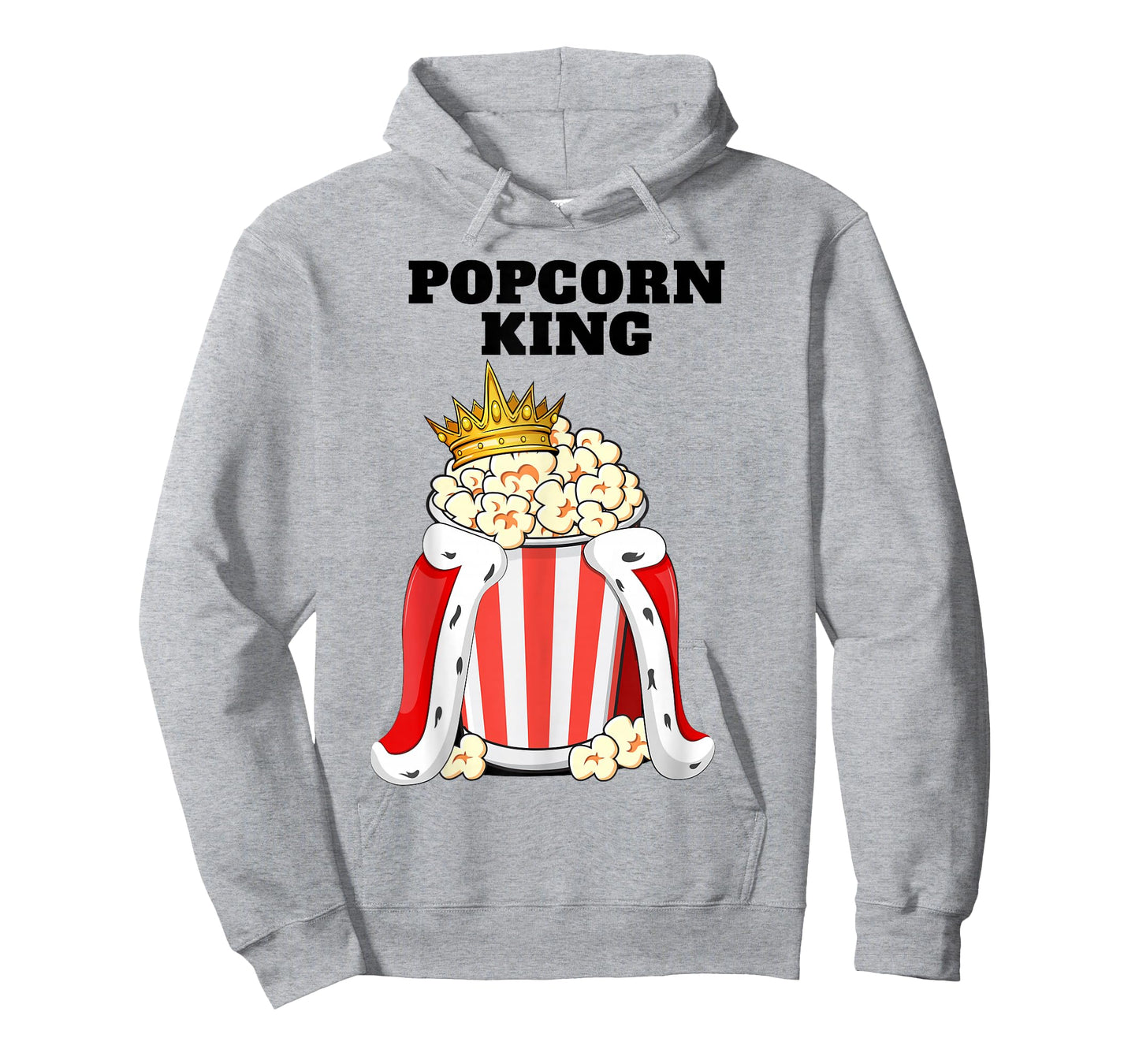 Popcorn King | Mens Popcorn Lover Shirt | Cute Popcorn T-Shirt