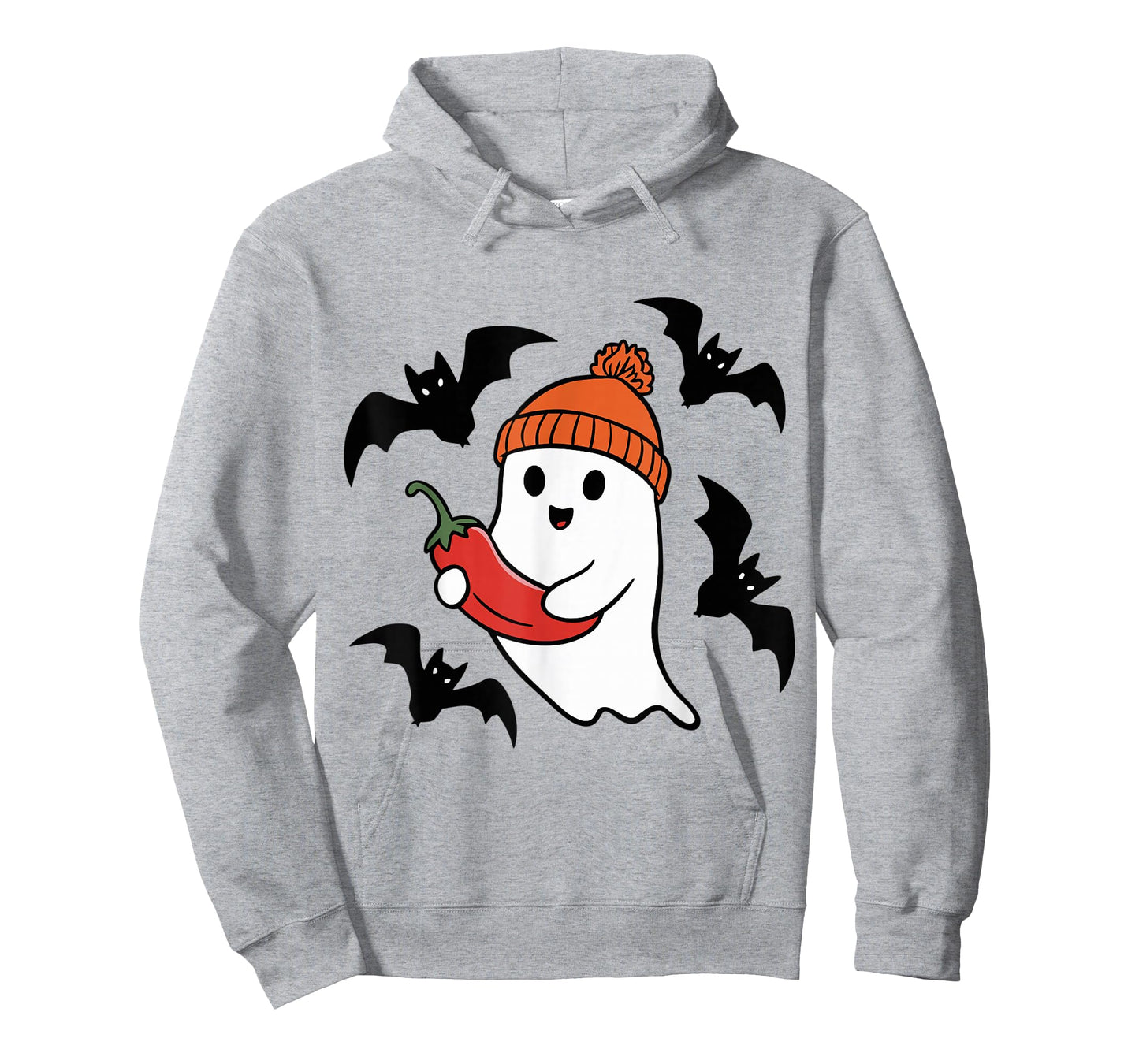 Cute Ghost Pepper Lovers Spooky Halloween Costume T-Shirt