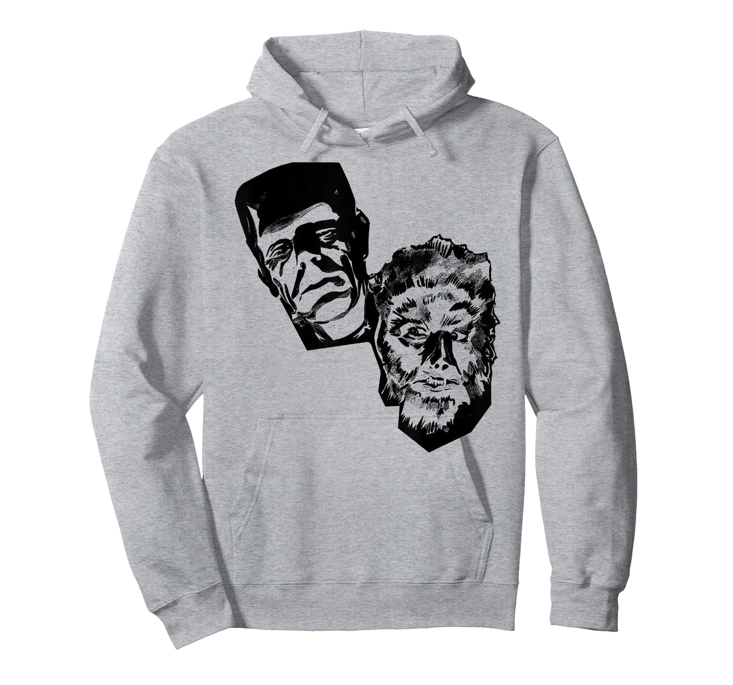 Horror Movie Monsters Werewolf Wolfman Frankenstein T-Shirt