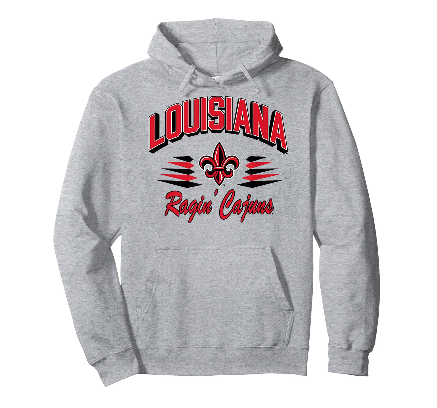 Louisiana Lafayette Ragin' Cajuns Retro Diamond Gray T-Shirt