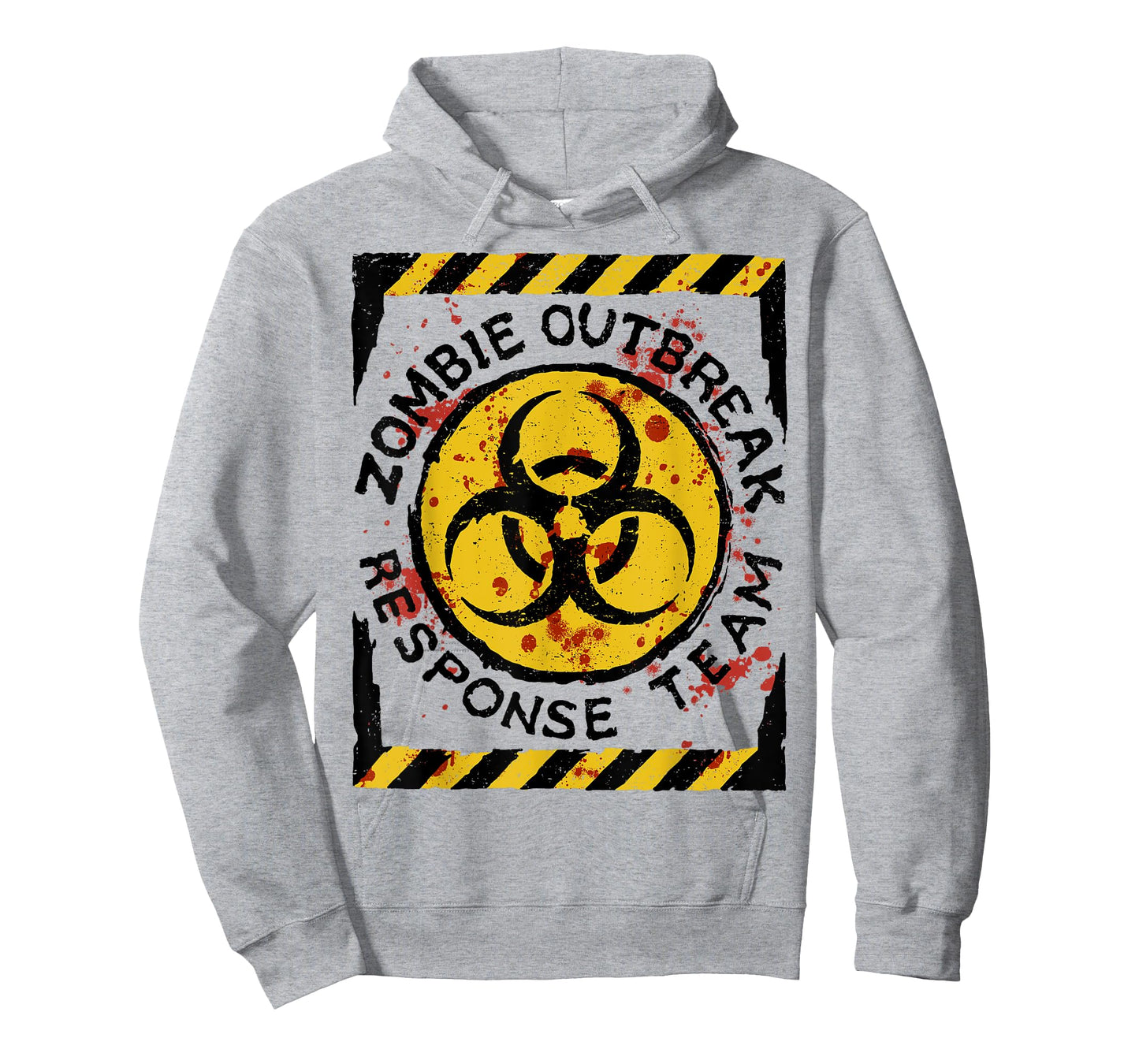 Zombie Outbreak Halloween Response Team Funny Men Apocalypse T-Shirt