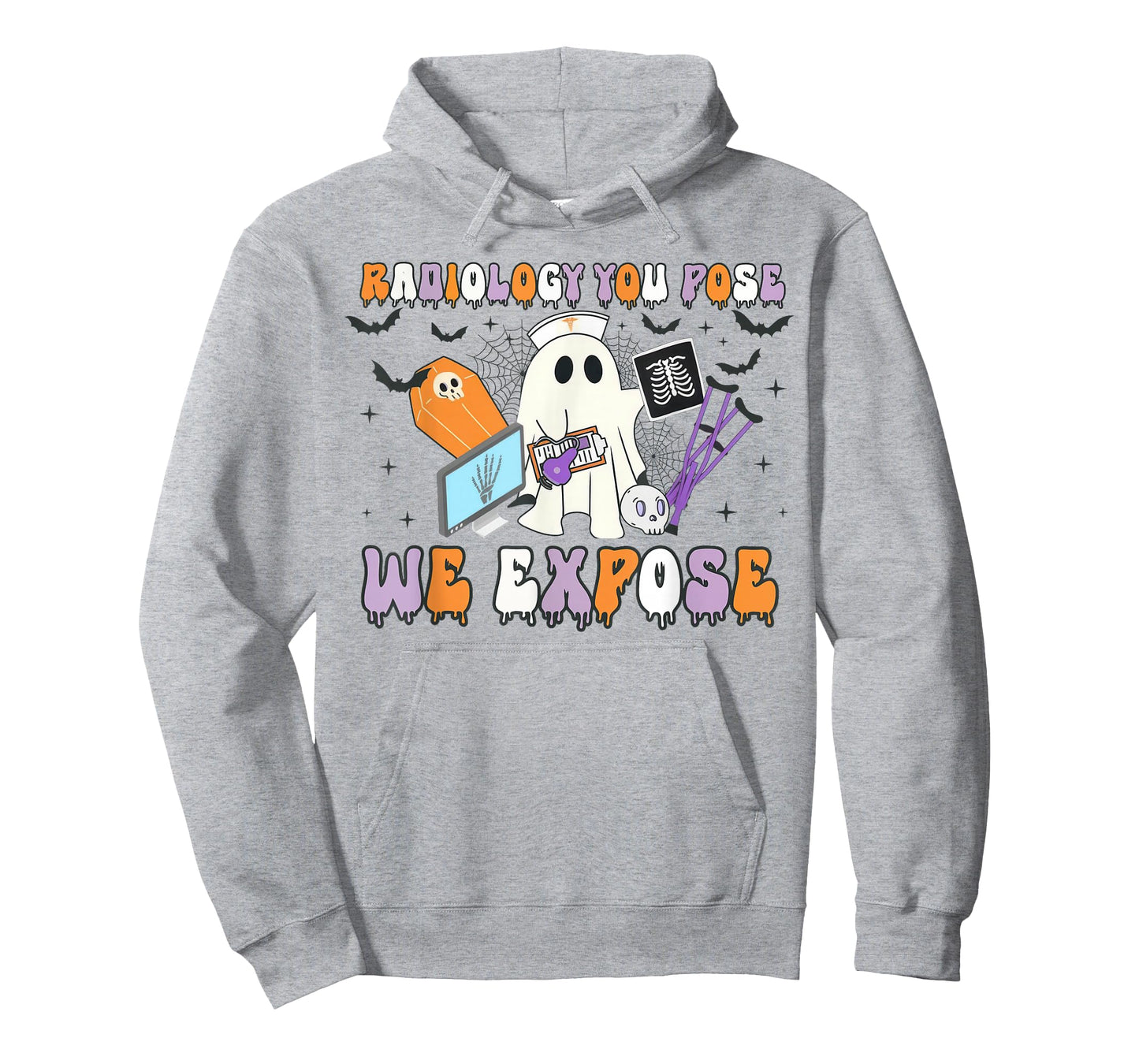 Radiology You Pose We Expose Halloween Ghost Rad Tech X-ray T-Shirt