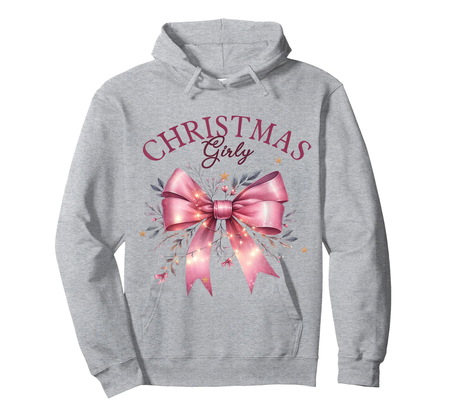 Christmas Girly Pink Christmas Girl Women T-Shirt