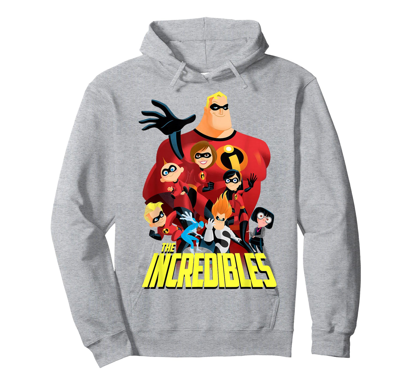 Disney Pixar The Incredibles Bold Movie Logo Group Shot T-Shirt