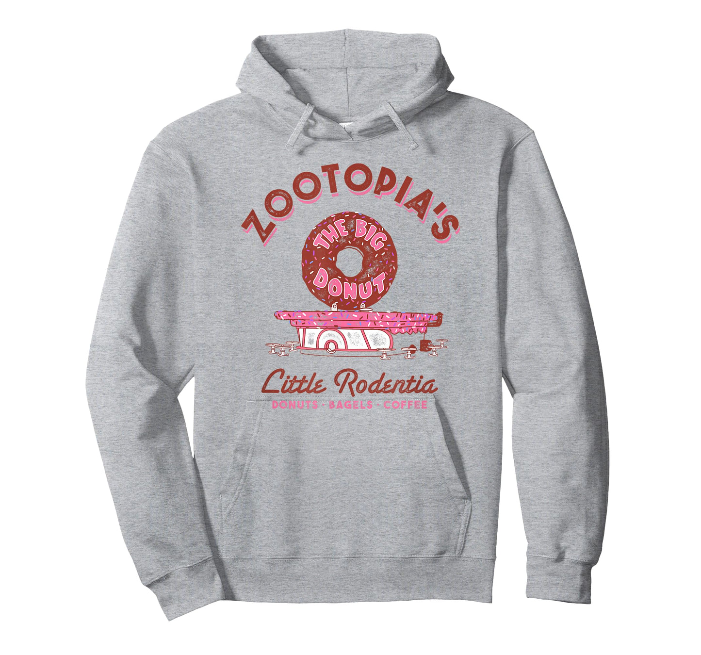 Disney Zootopia The Big Donut Coffee Shop T-Shirt