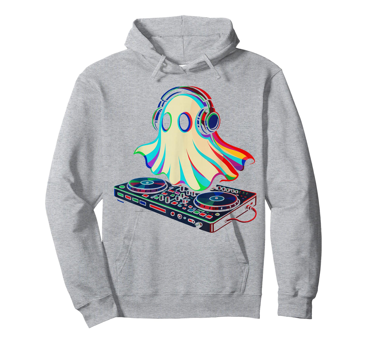 Ghost Trippy Vaporwave Shirt for Men, Festival Rave Style T-Shirt