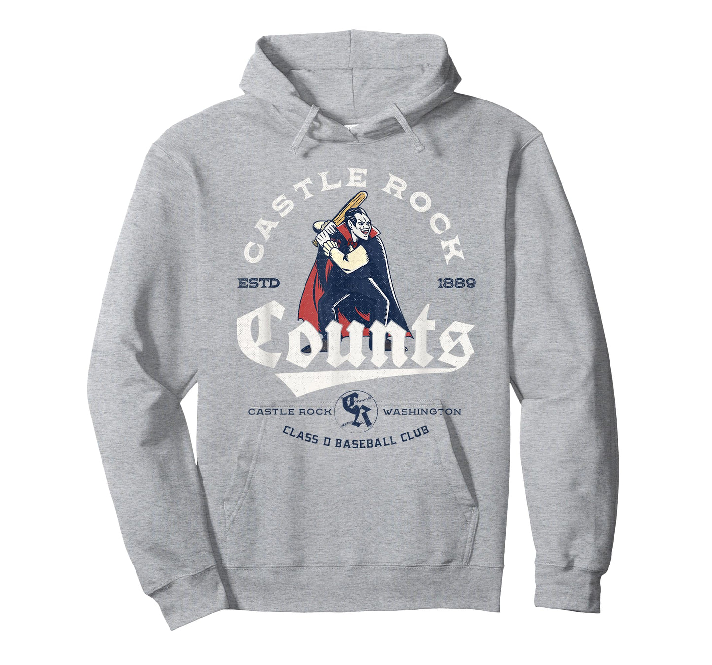 Retro Minor League Baseball Team for Vampire Monster Fan T-Shirt