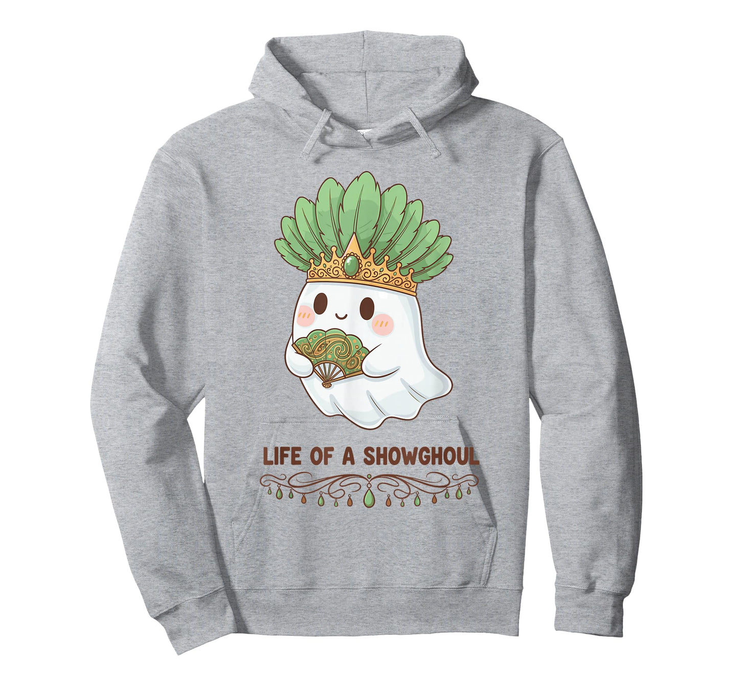 Life of a Showghoul Cute Kawaii Ghost Showgirl Design T-Shirt
