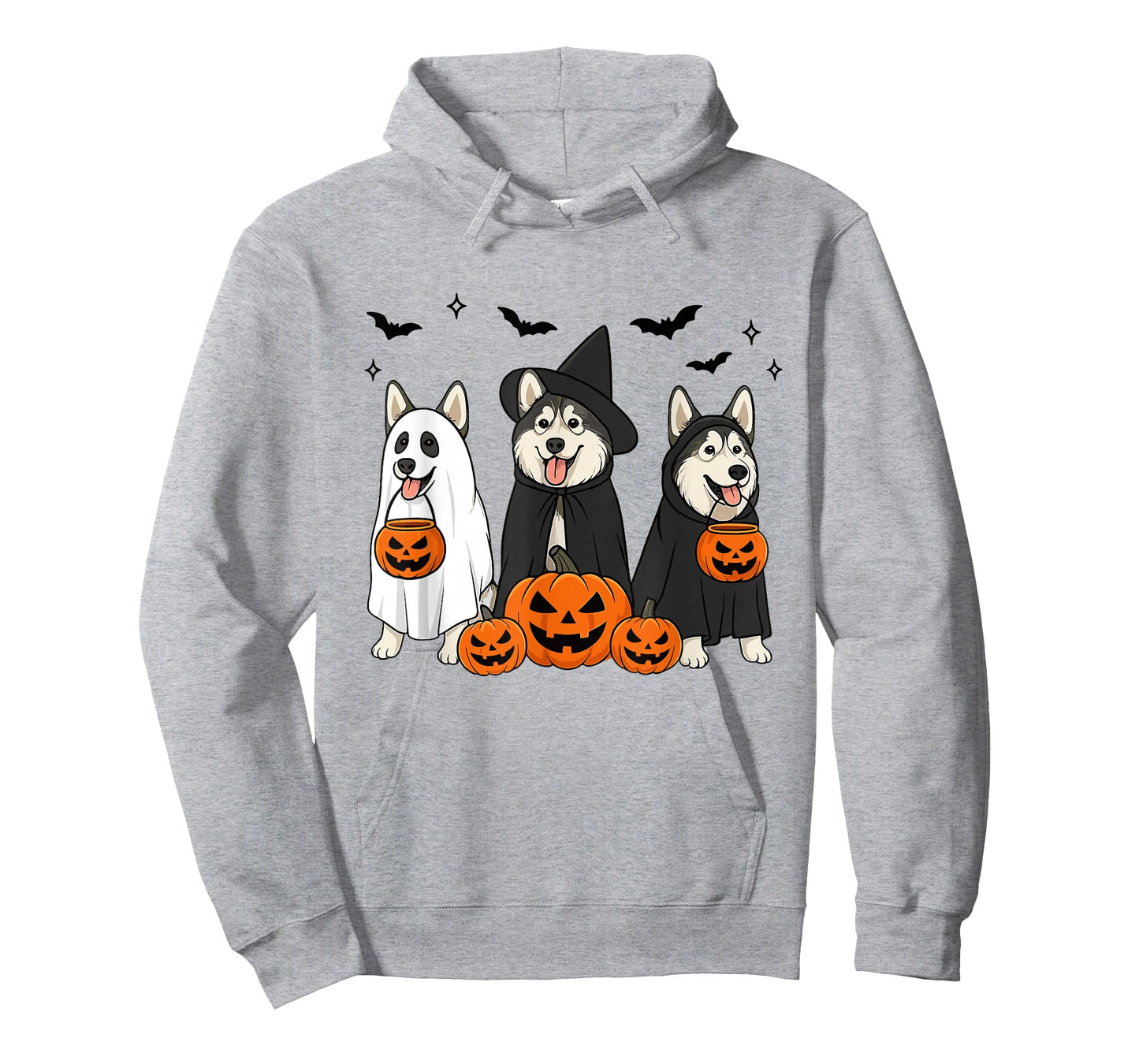Alaskan Malamute Halloween Malamute Witch Malamute Dog Mom T-Shirt