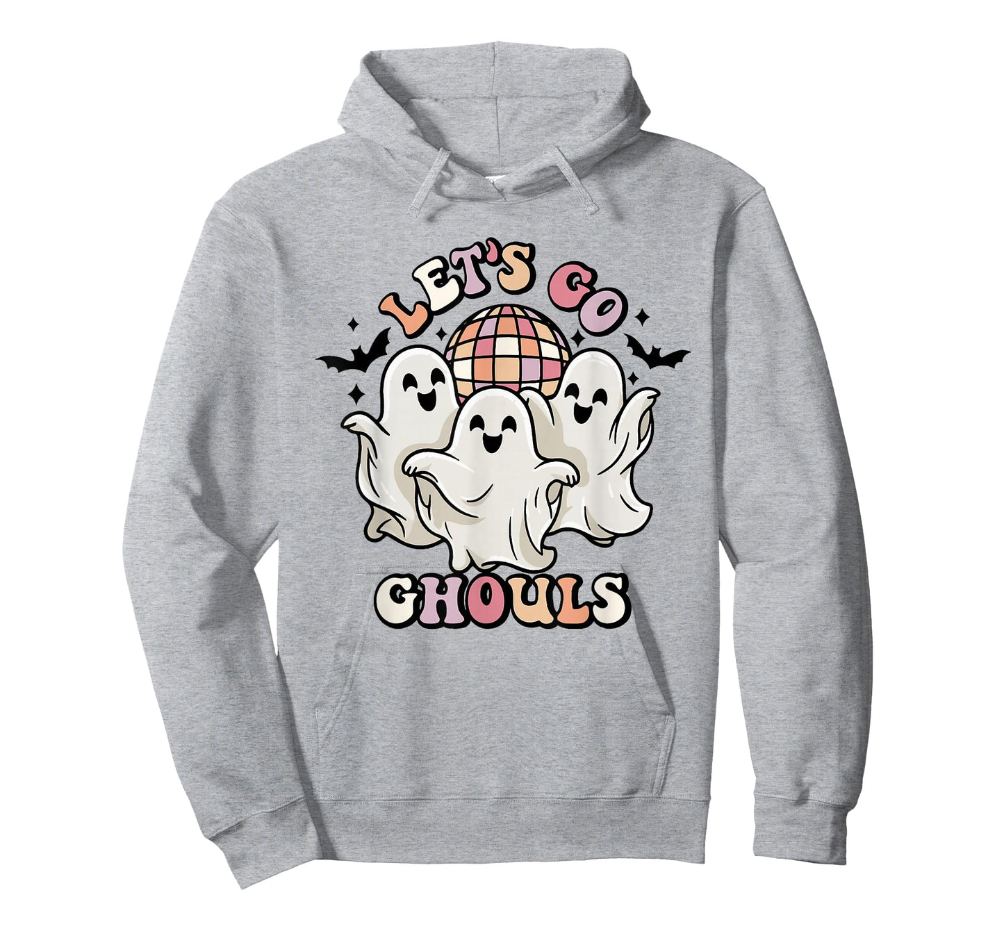 Lets Go Ghouls Halloween Disco Ghosts T-Shirt