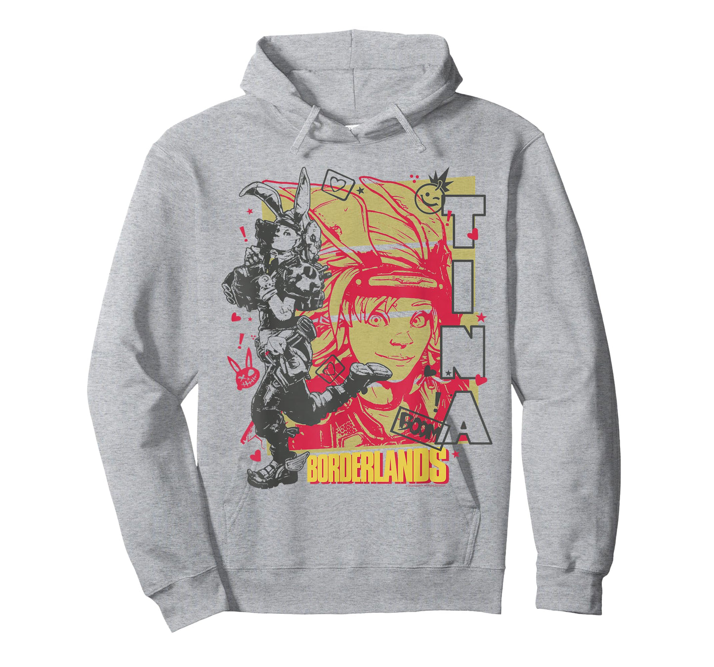 Borderlands Tiny Tina Boom Collage Gaming T-Shirt