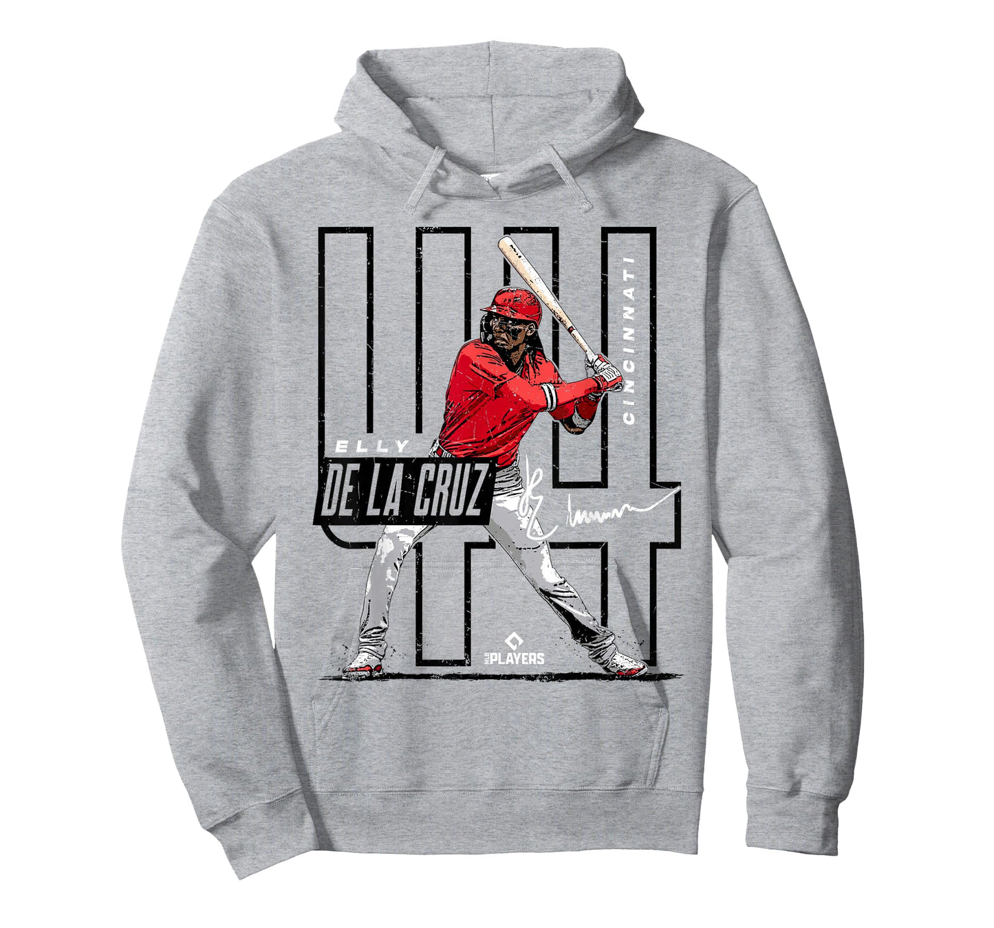 License Champs Elly De La Cruz | Cincinnati MLB Players League | MLBCRU4022 T-Shirt, Small, Red