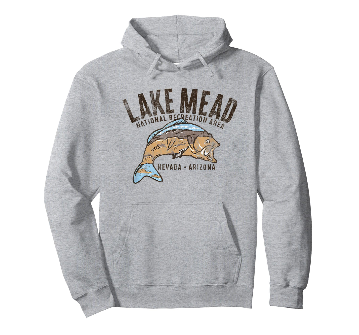 Lake Mead National Recreation Area Retro Fish T-Shirt