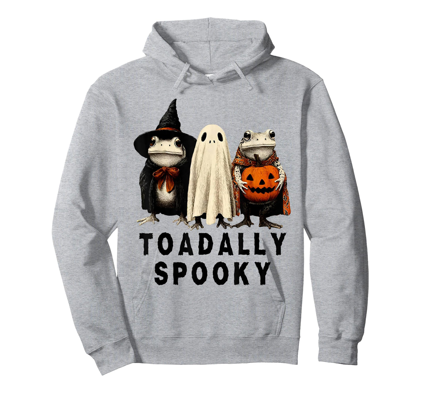 Toad-Ally Spooky Funny Frog Ghost Halloween T-Shirt