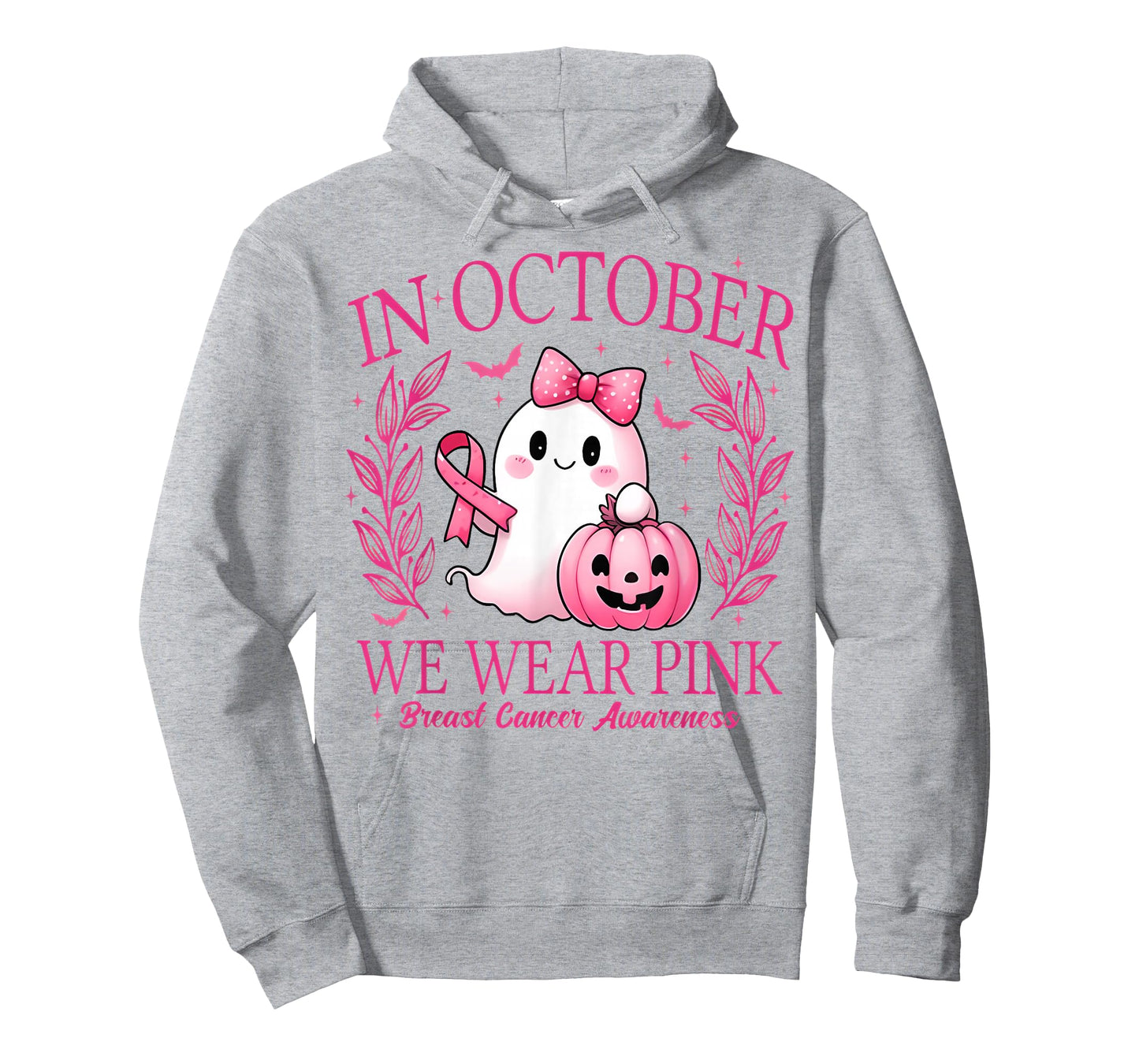 in October We Wear Pink Breast Cancer Awareness T-Shirt