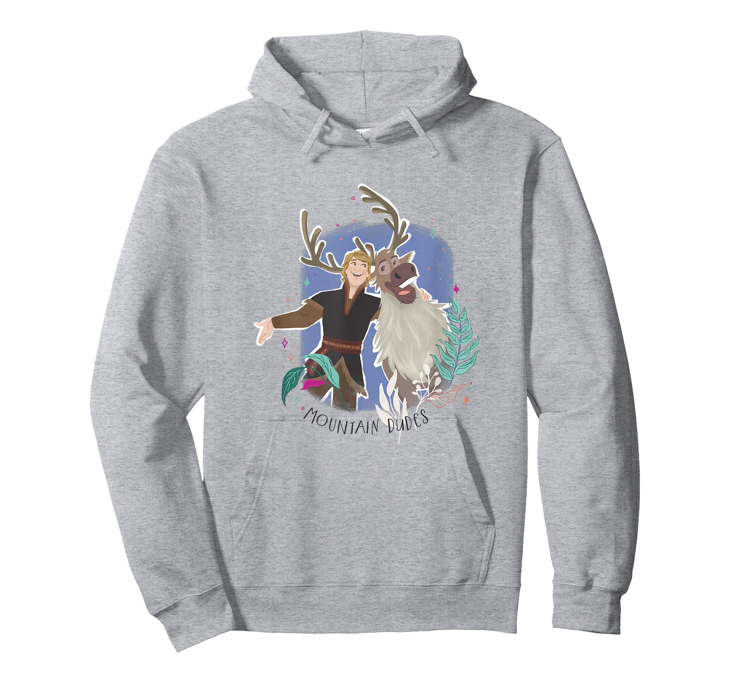 Disney Frozen Kristoff Sven Happy Mountain Dudes Portrait T-Shirt