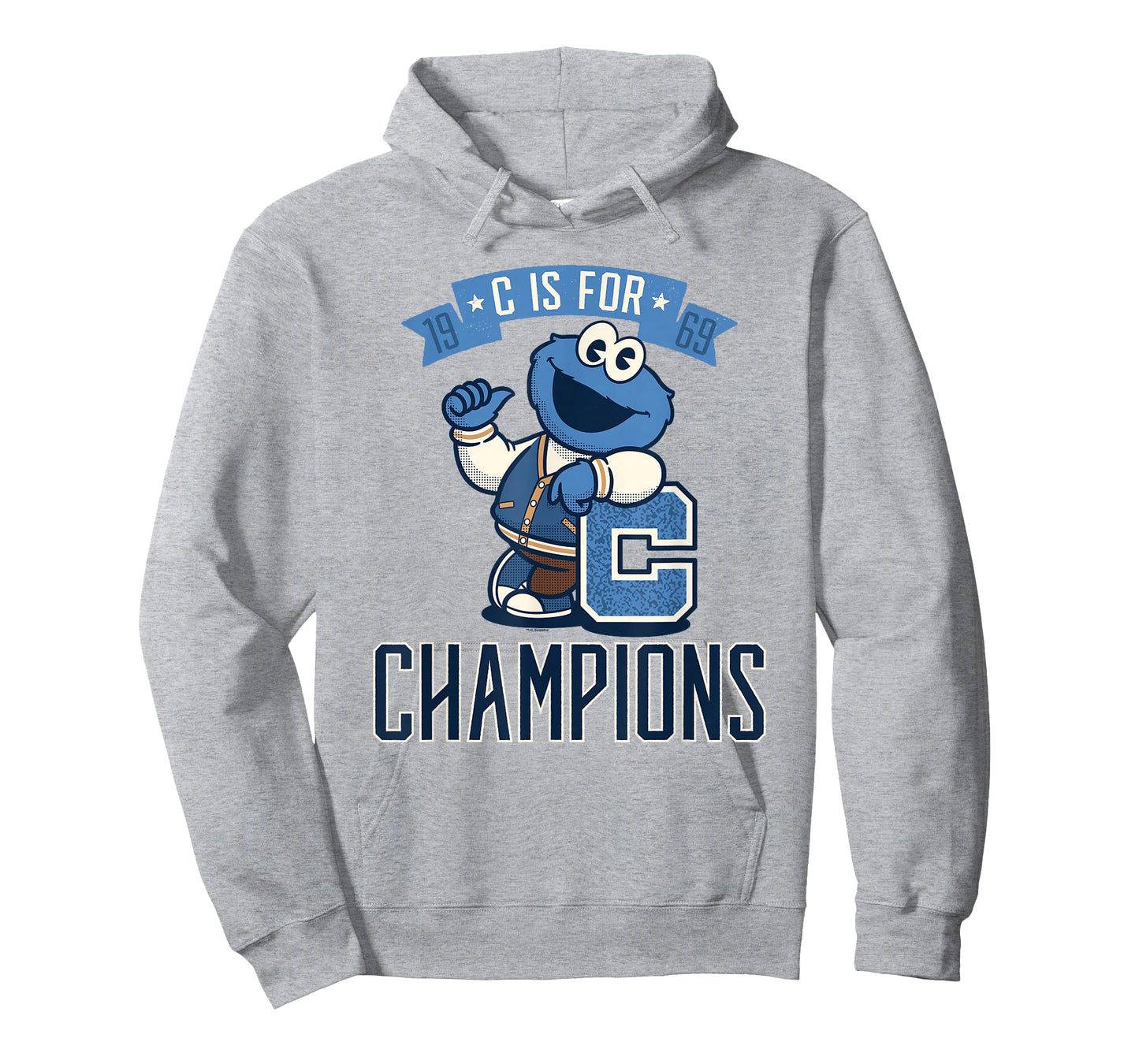 Sesame Street Cookie Monster C Is for Champions T-Shirt