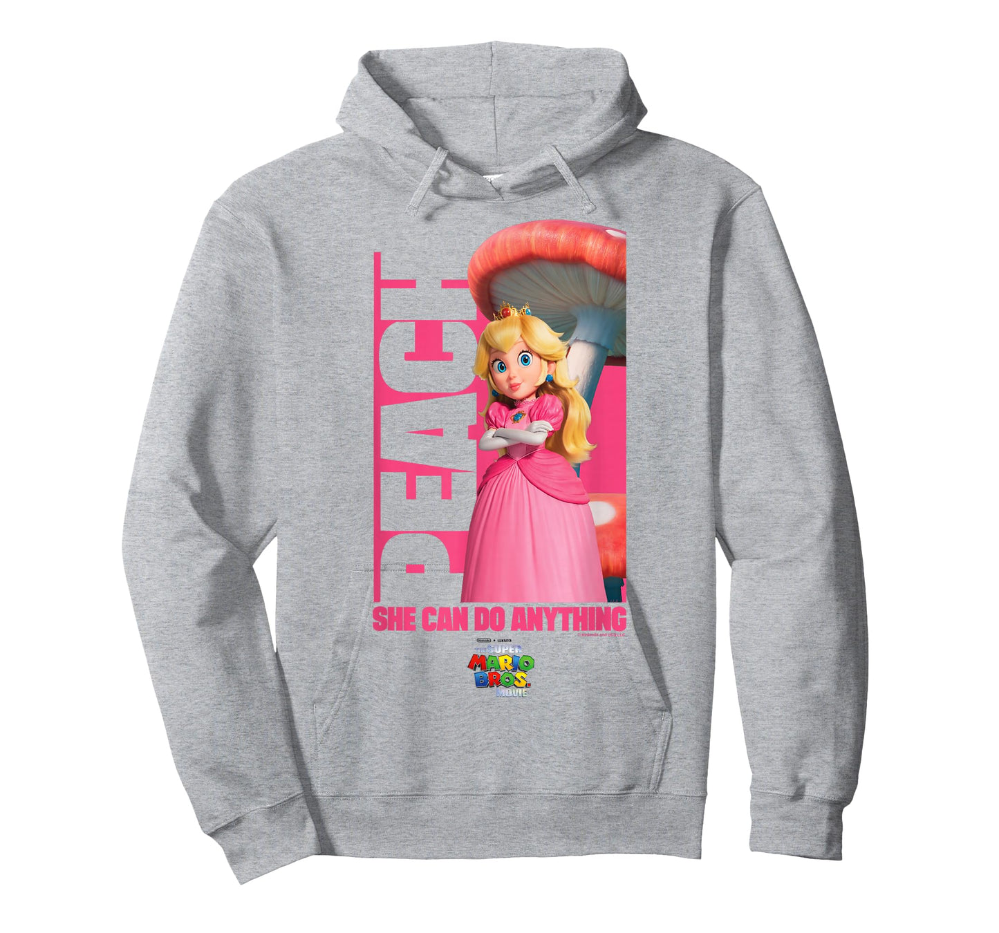 The Super Mario Bros. Movie She Can Do Anything Peach Poster T-Shirt