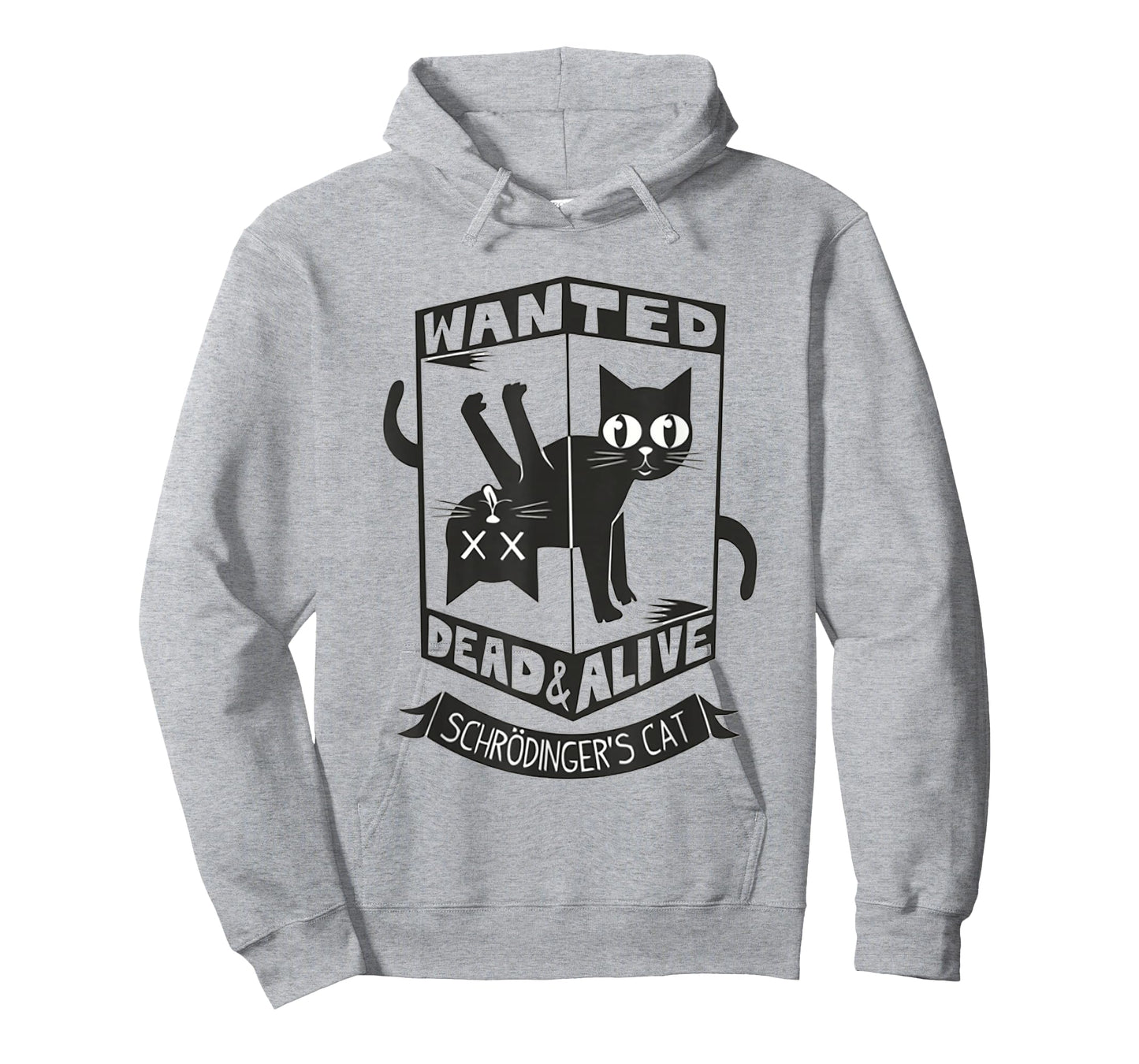 Funny Kitty Lovers Wanted Dead and Alive Schrodinger's Cat T-Shirt