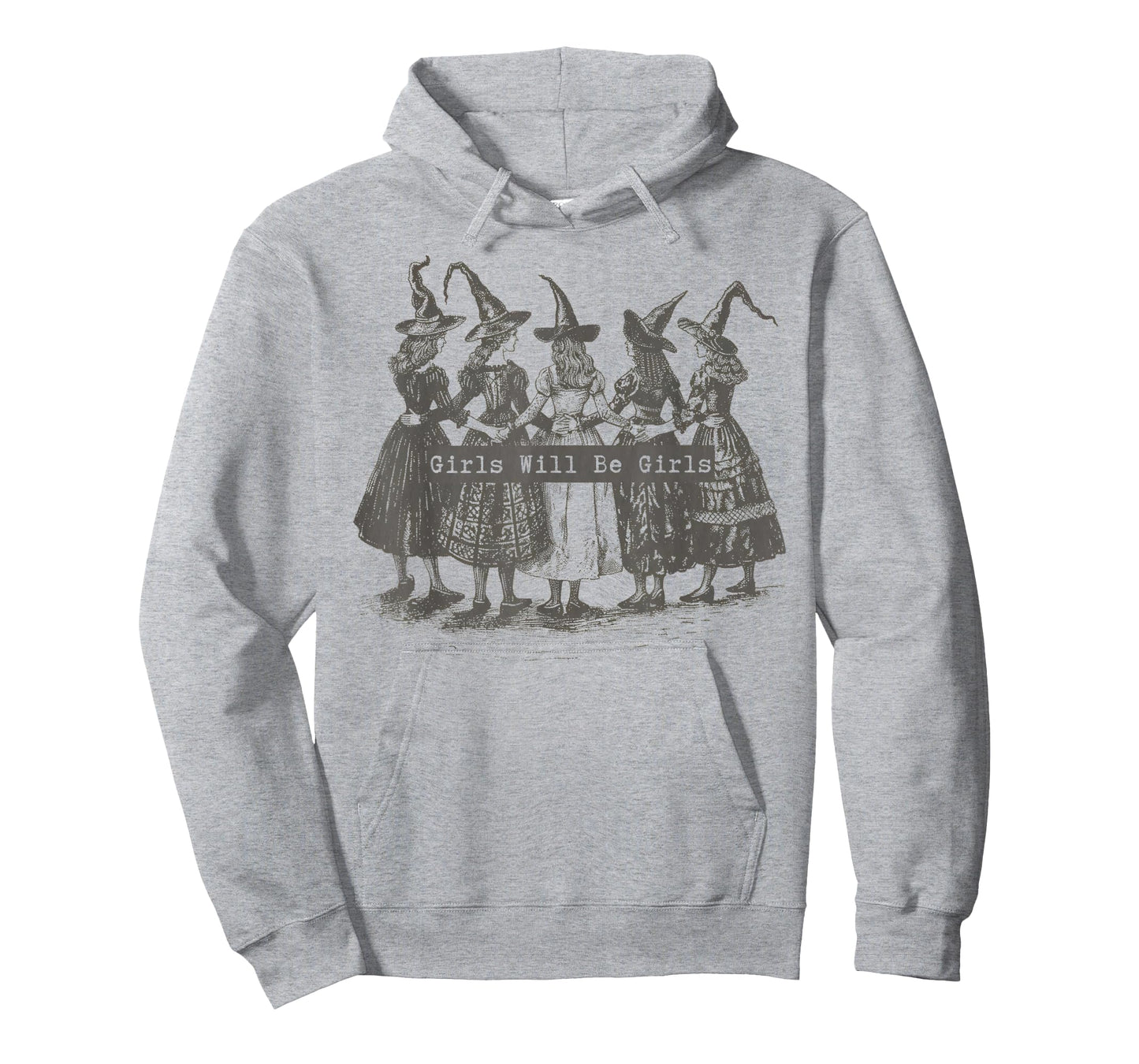 Girl Will Be Girls Witchies Witch Halloween Women Girls T-Shirt