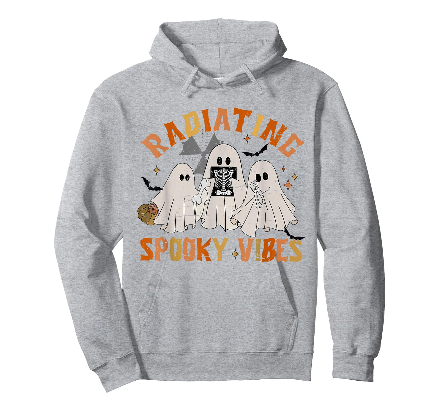 Radiating Spooky Vibes Ghost Radiology Rad Tech Halloween T-Shirt
