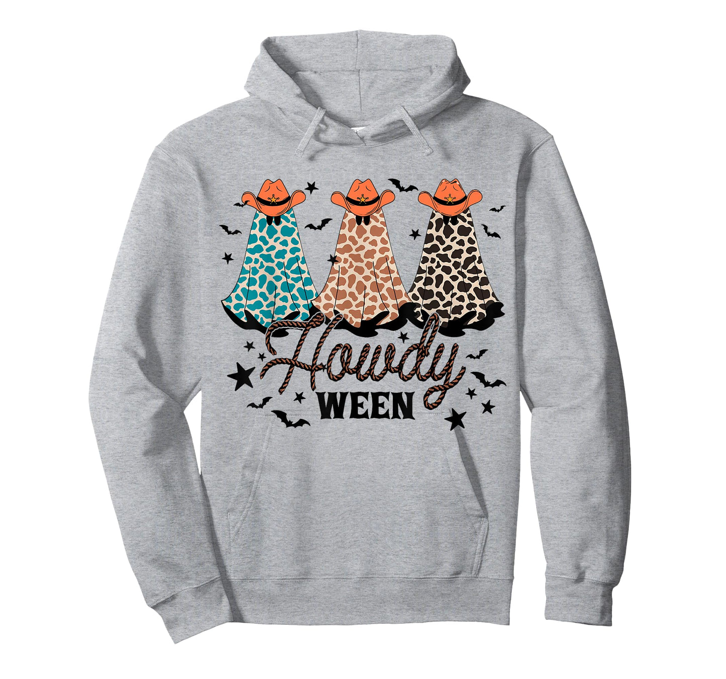 Howdy Ween Ghouls Funny Cowgirl Halloween Western Spooky T-Shirt