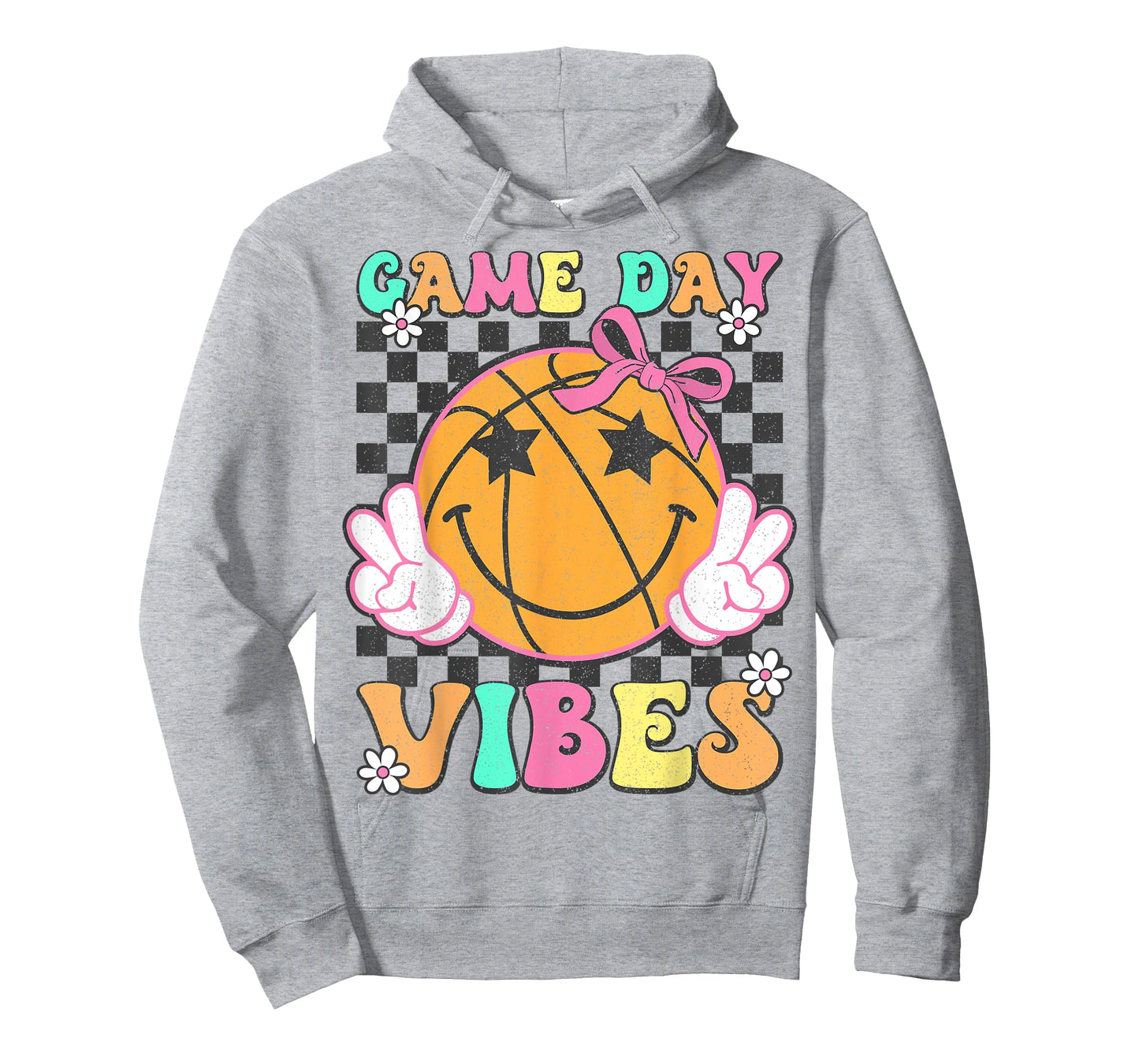 Game Day Vibes Coquette Bow Basketball Lover Girls Women T-Shirt
