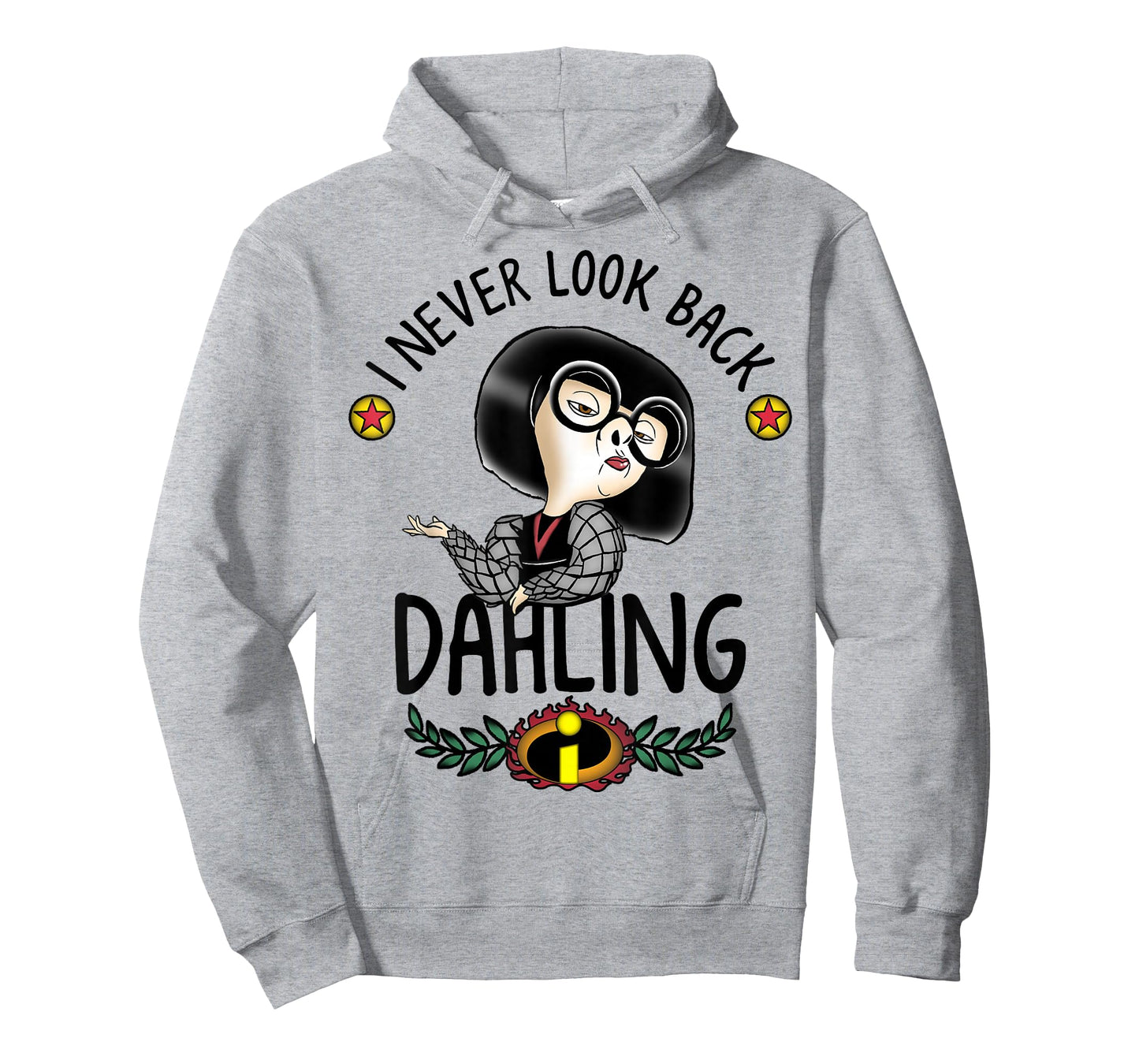 Disney Pixar The Incredibles Edna Look Back Dahling Logo T-Shirt