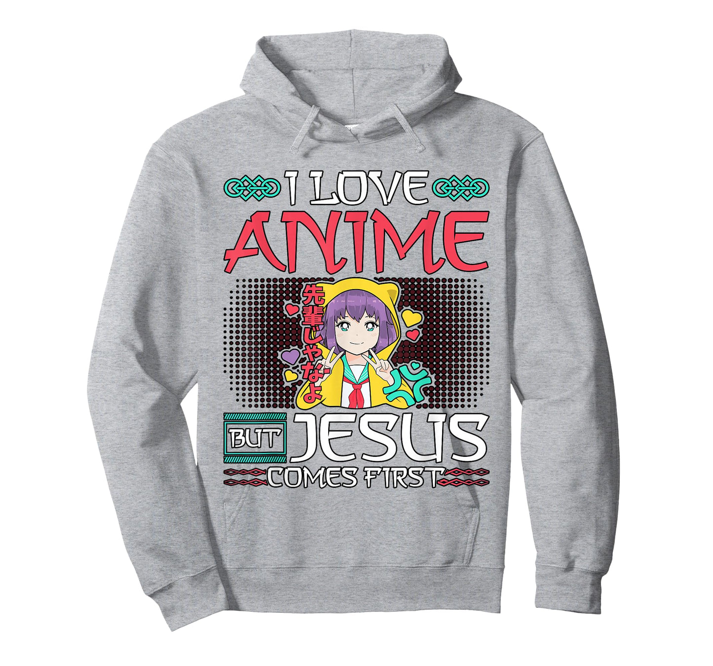 I love Anime but Jesus comes first Anime Lovers T-Shirt