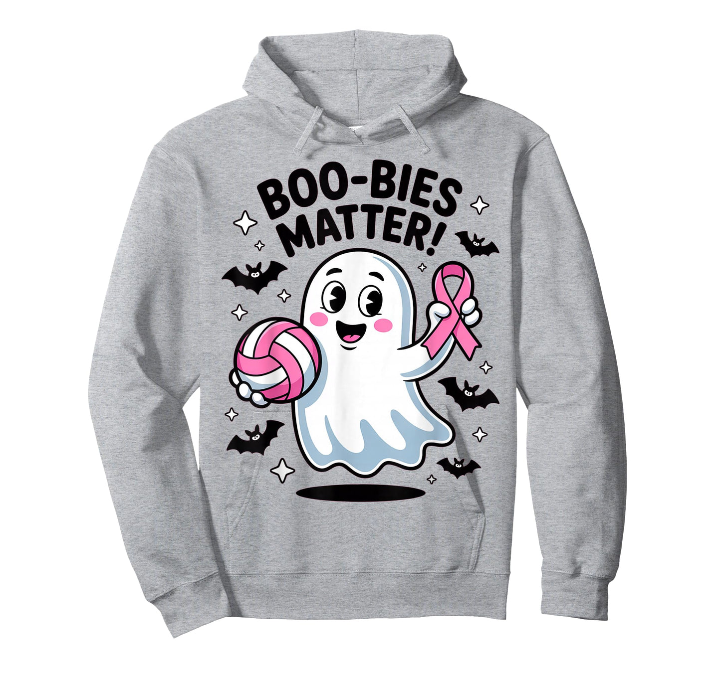 Boo-bies Matter Ghost Breast Cancer Support Ribbon tee T-Shirt