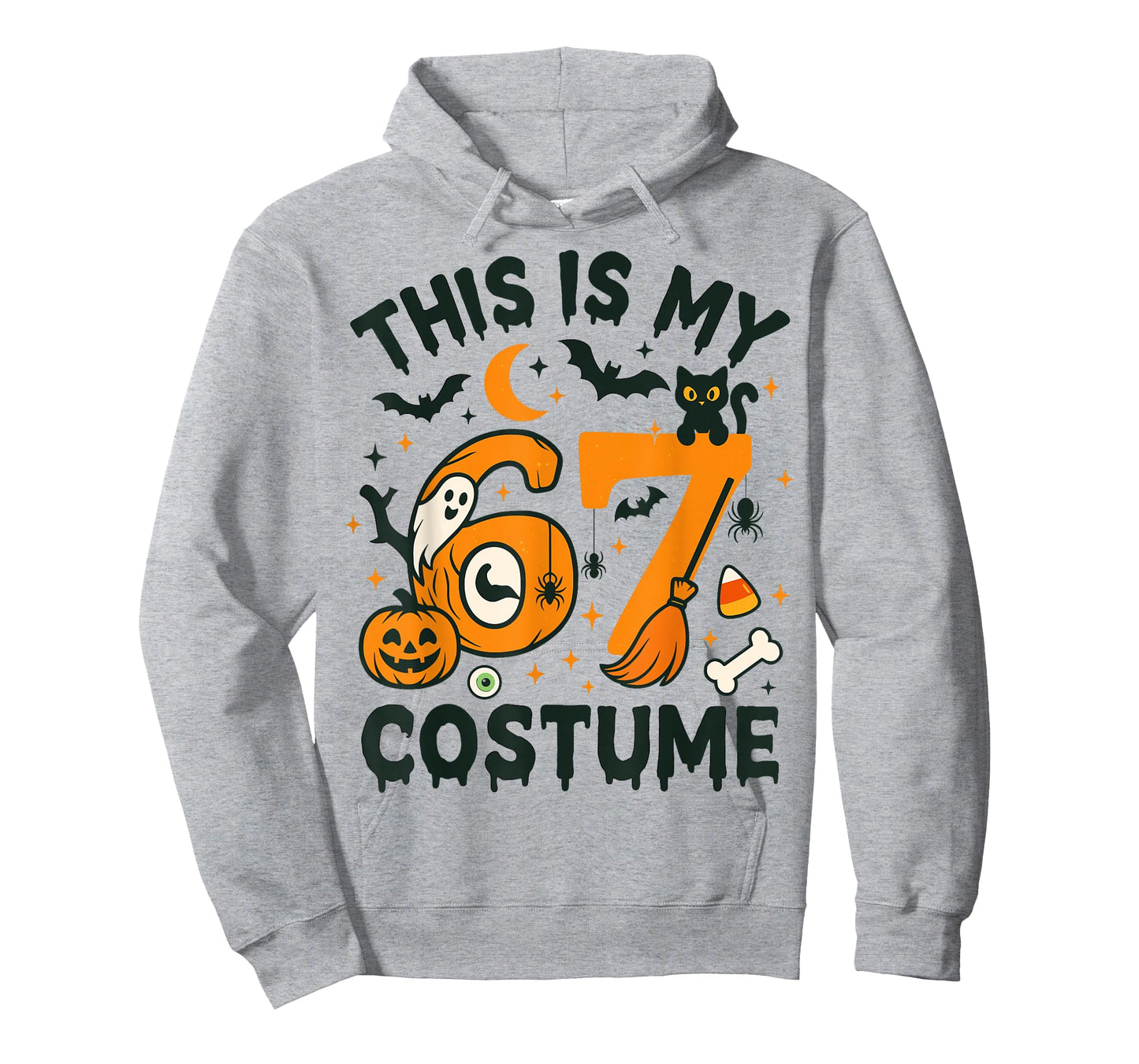 This is My Halloween 67 Costume Meme Saying 6 7 Number 6 7 T-Shirt