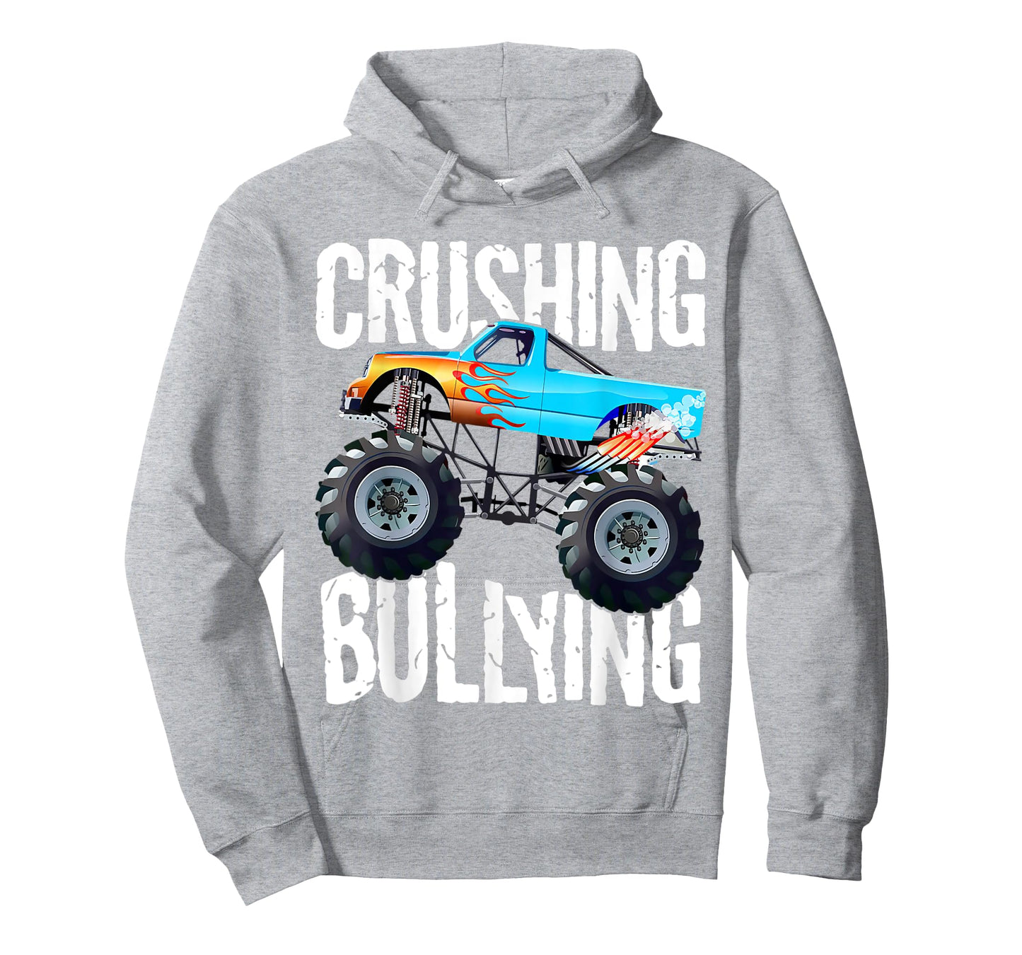 Crushing Bullying Car Monster Truck Unity Day Orange Tee T-Shirt