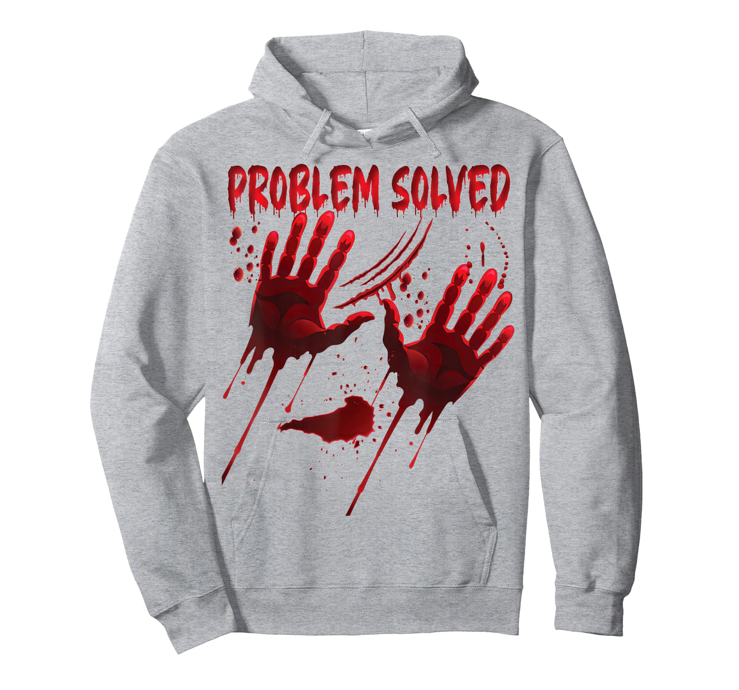 Bloody Hands Costume Men Problem Solved Blood Splatter T-Shirt